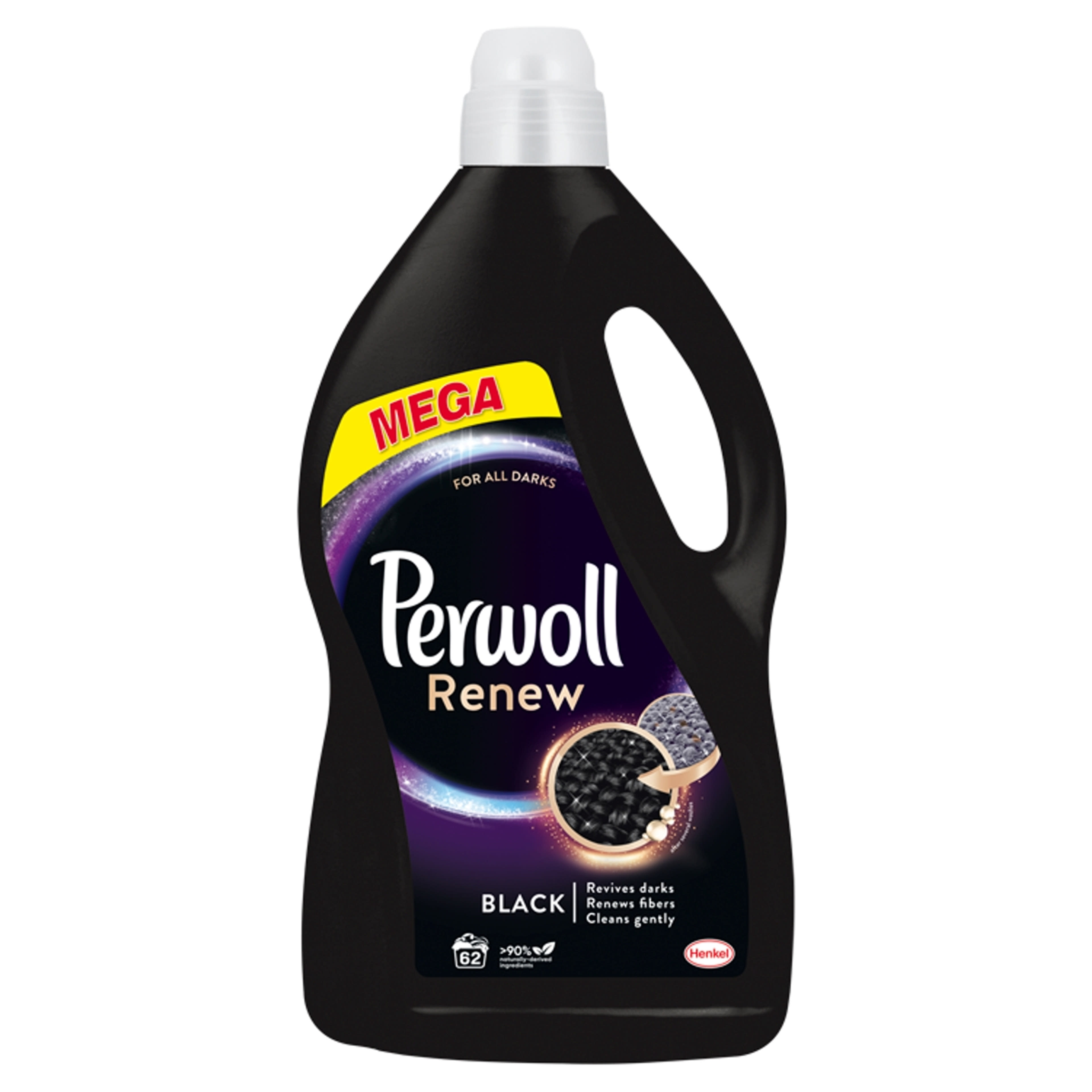 Perwoll Renew & Black folyékony mosószer, 62 mosás - 3720 ml-1