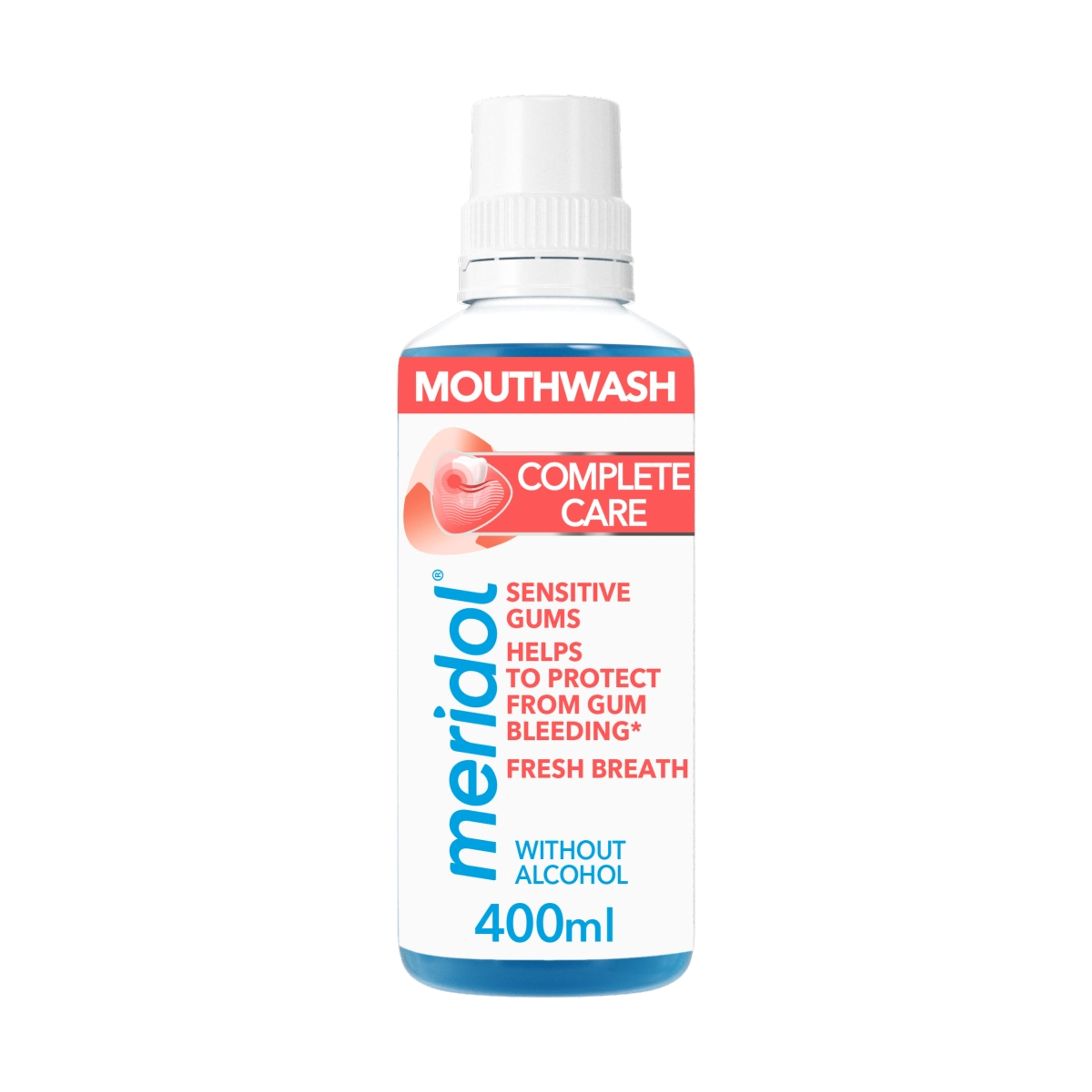 Meridol Complete Care szájvíz fogínyvérzés és fogínygyulladás ellen - 400 ml