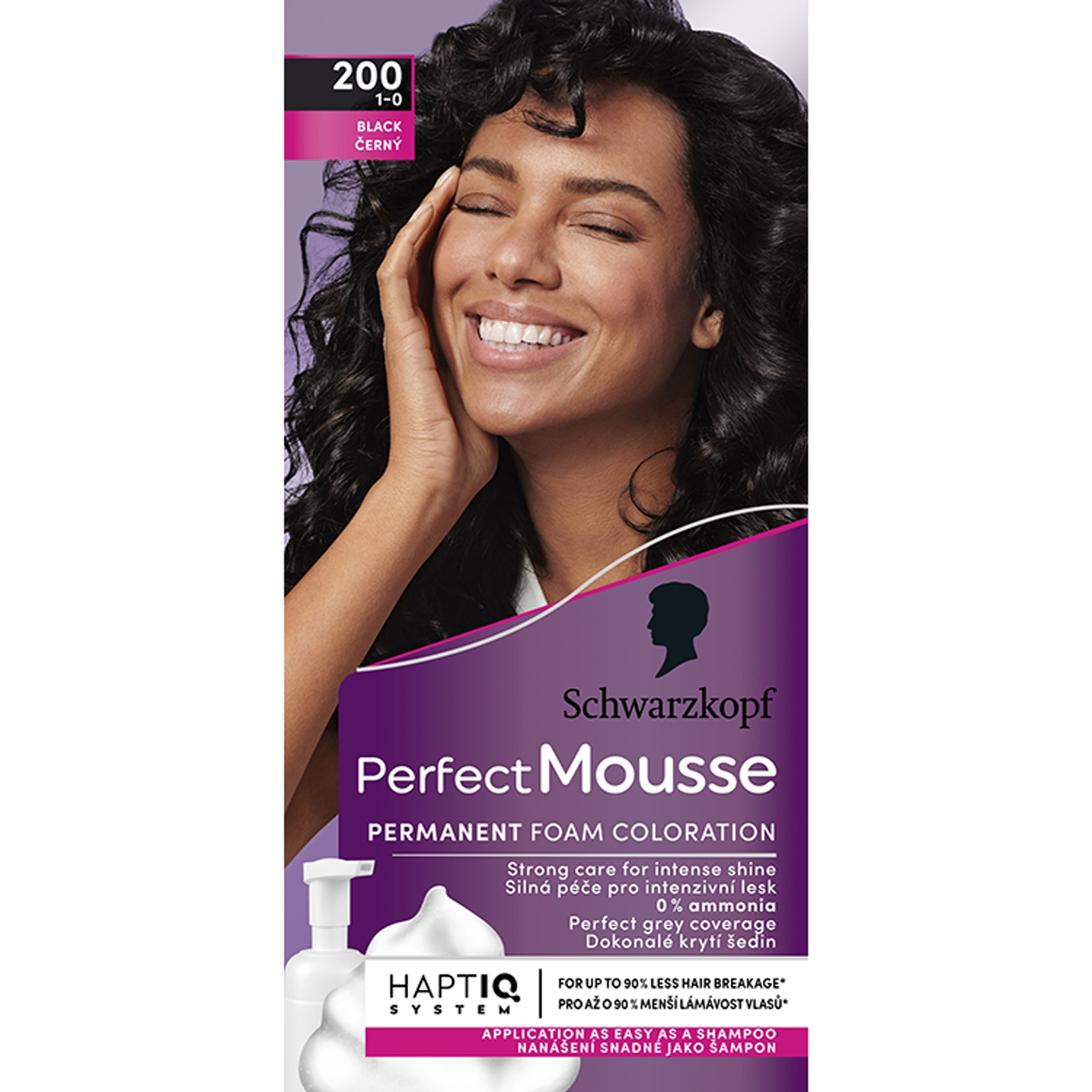 Perfect mousse 200 fekete - 1 db