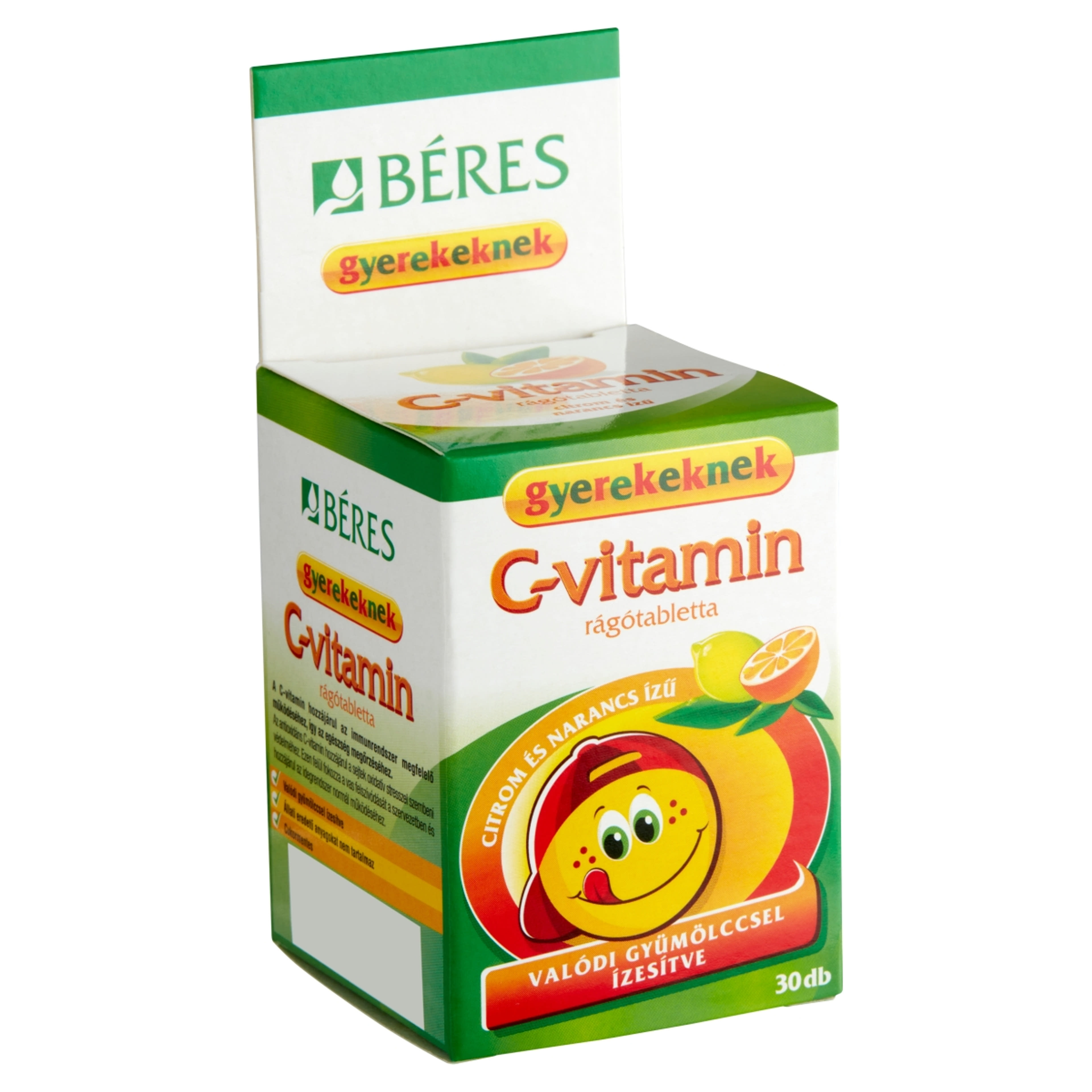 Béres C-Vitamin Gyerekeknek Rágótabletta - 30 db-3
