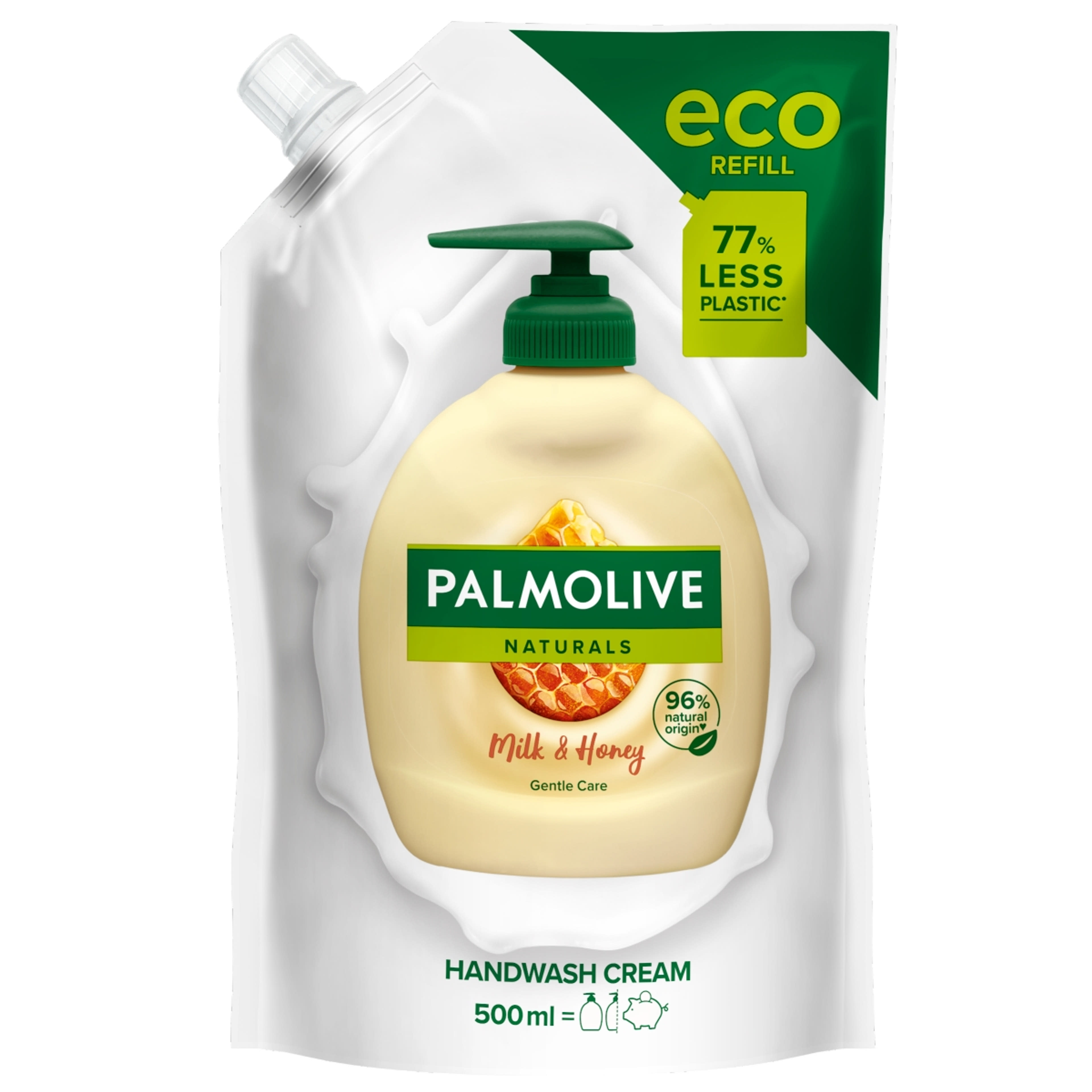 Palmolive Naturals Milk & Honey folyékony szappan utántöltő - 500 ml-1