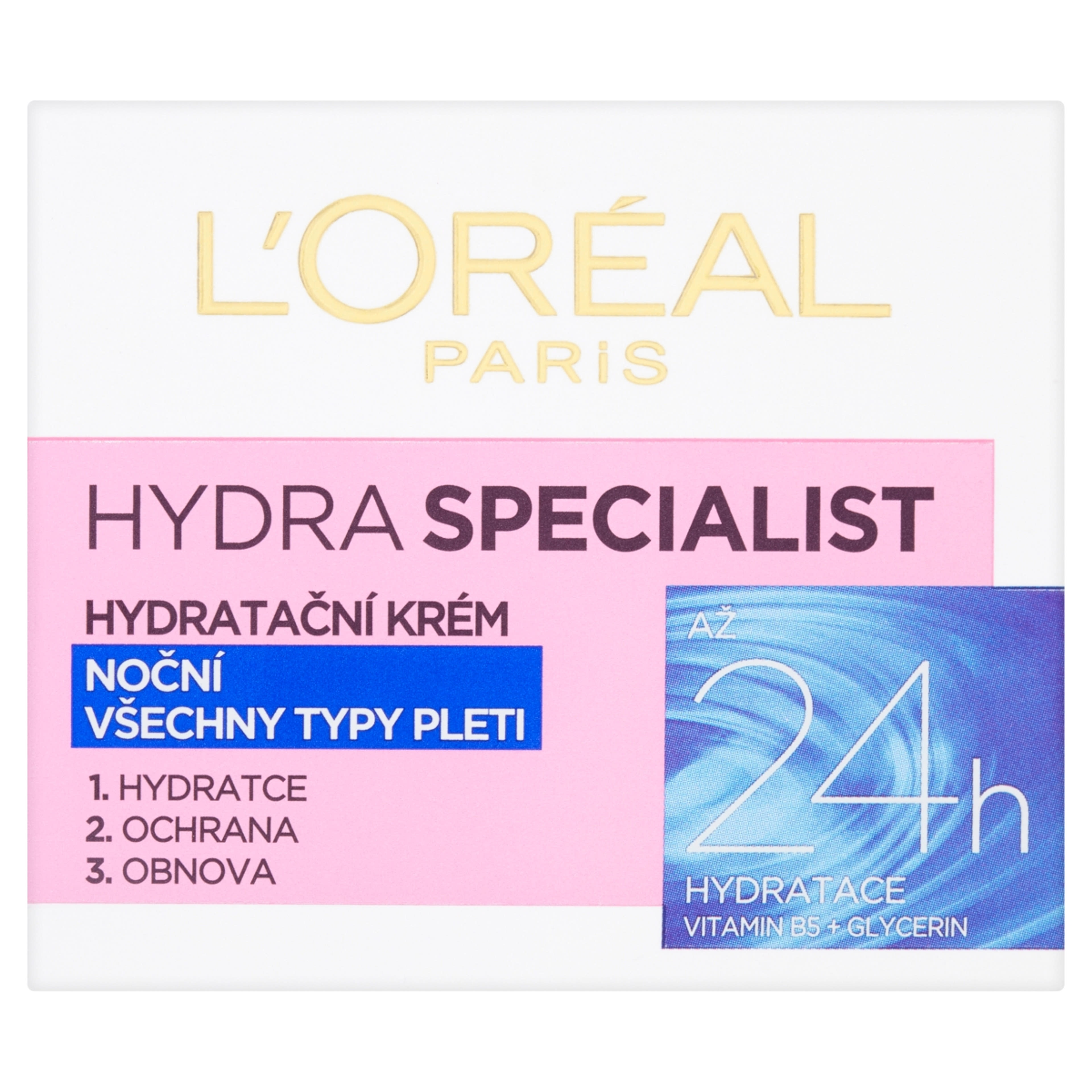 L'Oréal Paris Hydra Specialist éjszakai arckrém - 50 ml