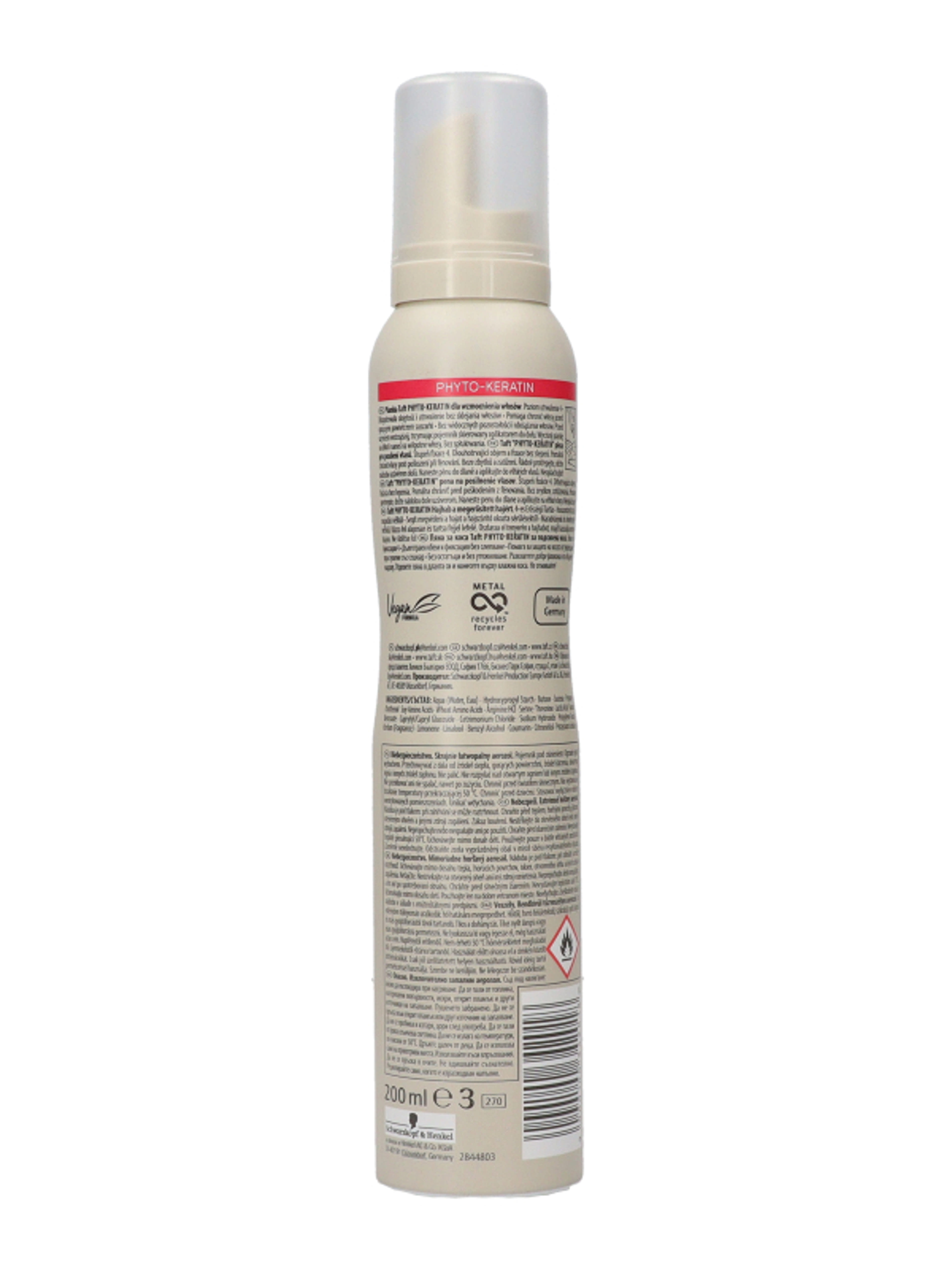 Taft Complete Keratinos Ultra Erős hajrögzítőhab - 200 ml-4
