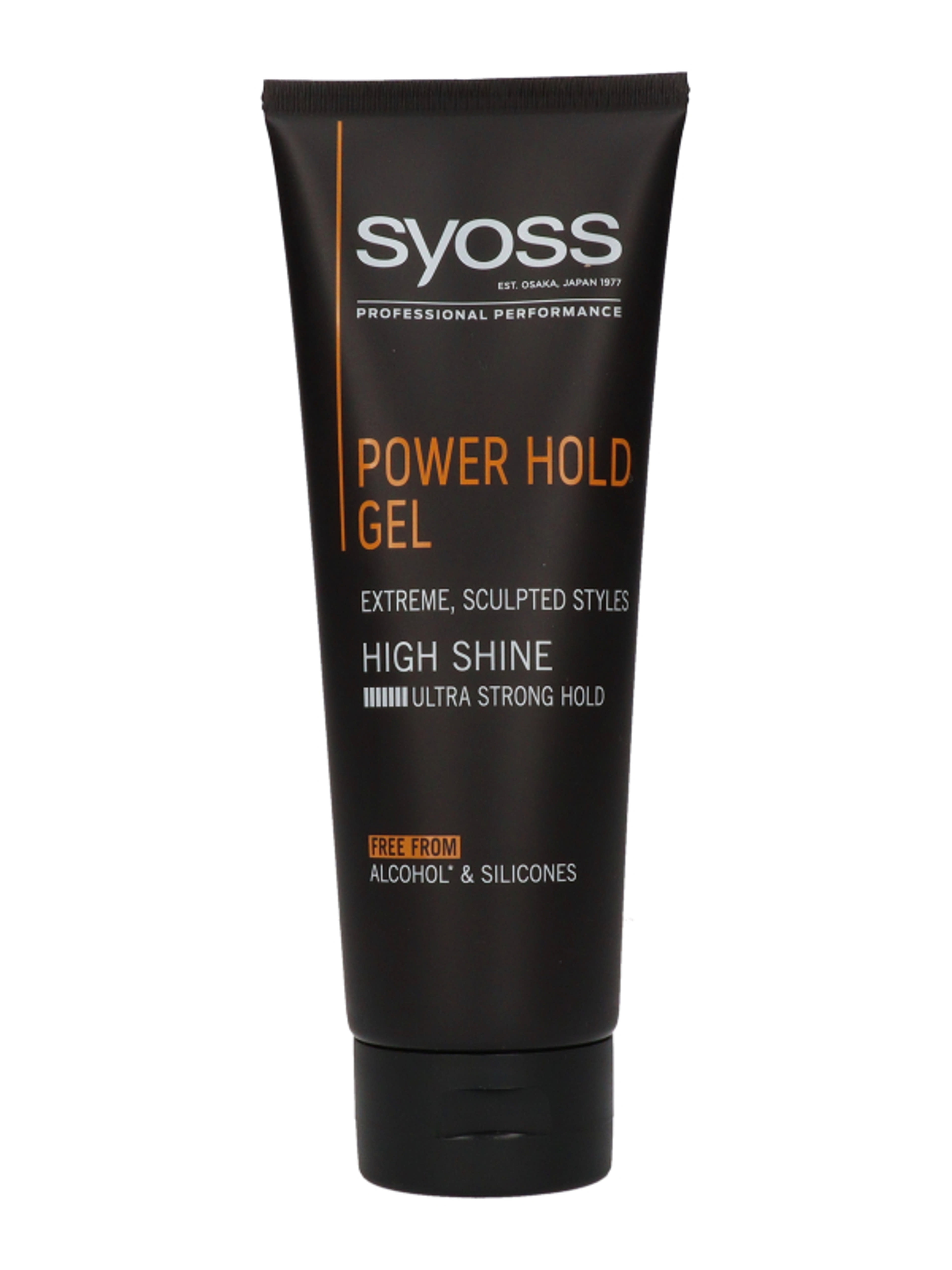 Syoss Men Power Hold Extrém Erős hajformázó zselé - 250 ml-2