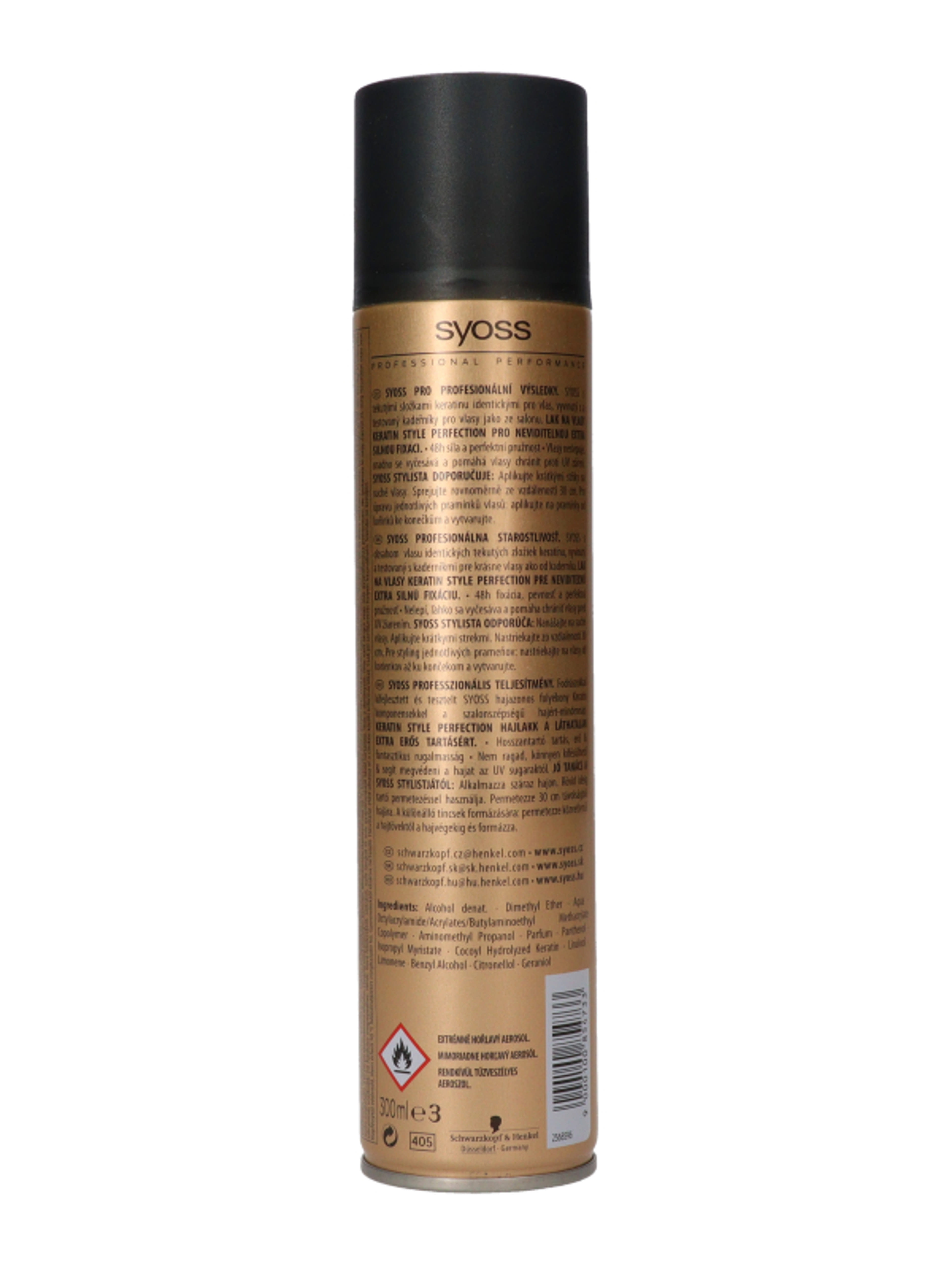 Syoss Keratin Style hajlakk - 300 ml-4