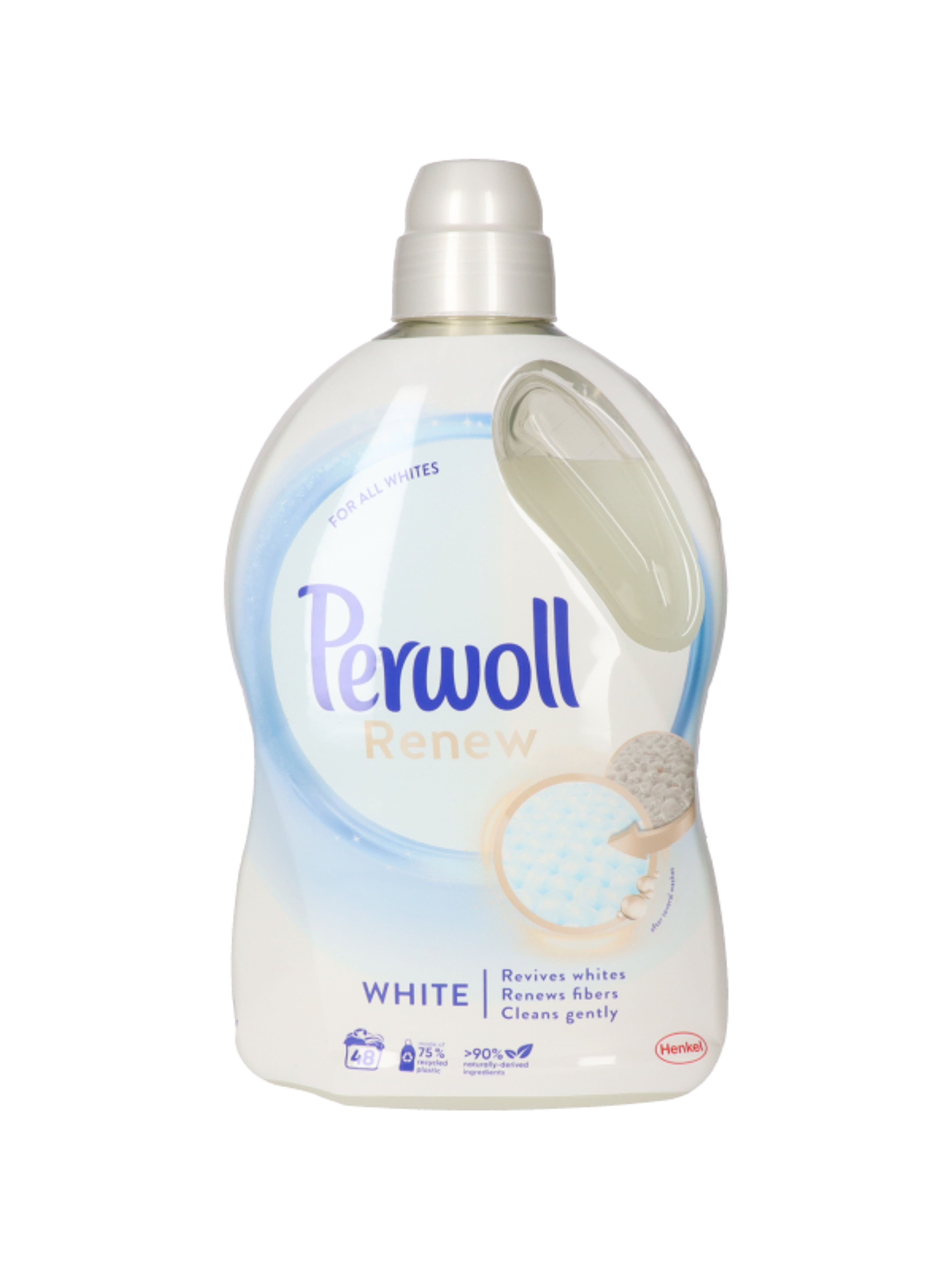 Perwoll Renew & White kímélő mosószer, 48 mosás - 2880 ml-2