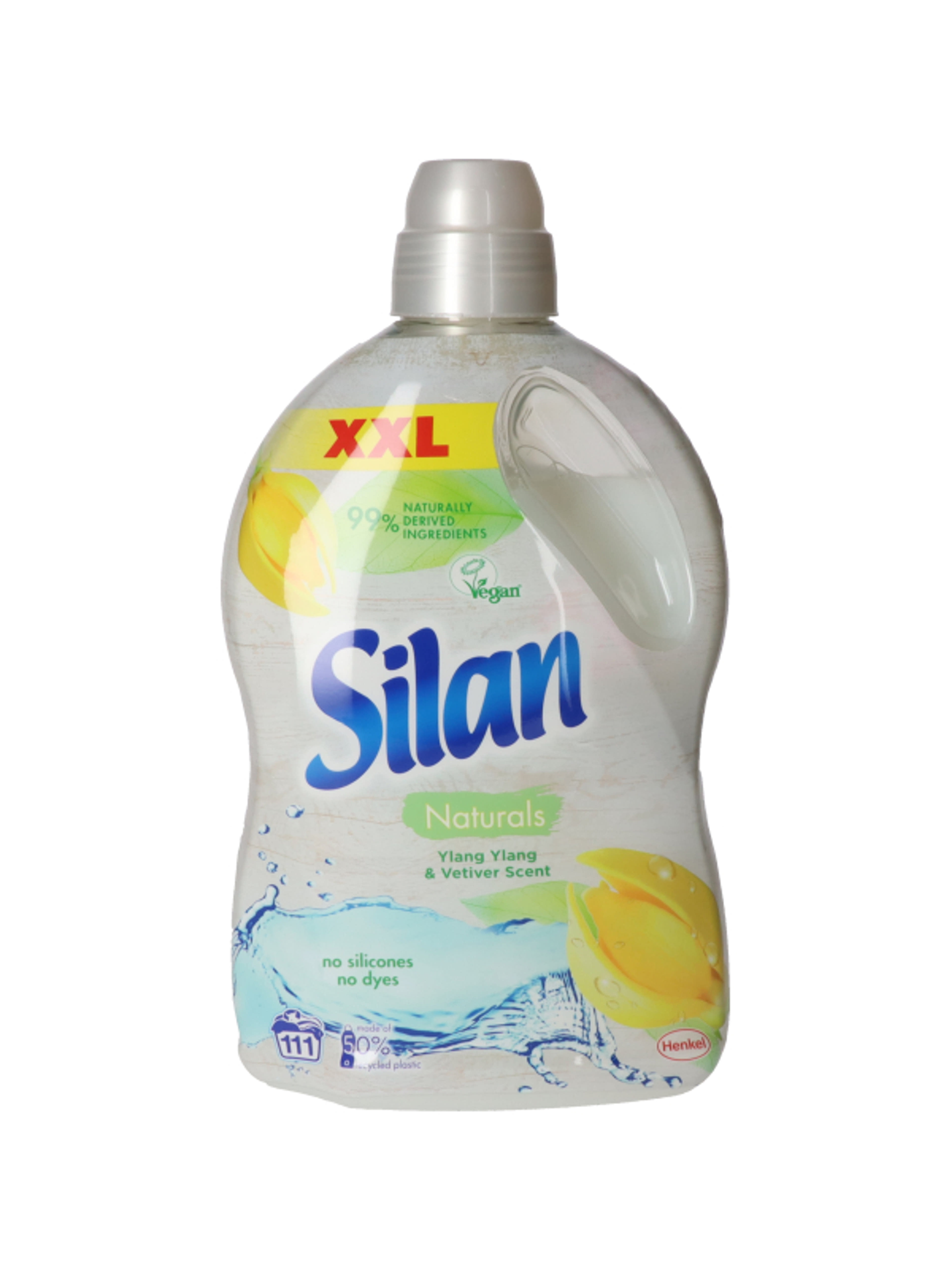Silan Natural Ylang-Ylang & Vetiver Scent öblítő, 111 mosás - 2775 ml