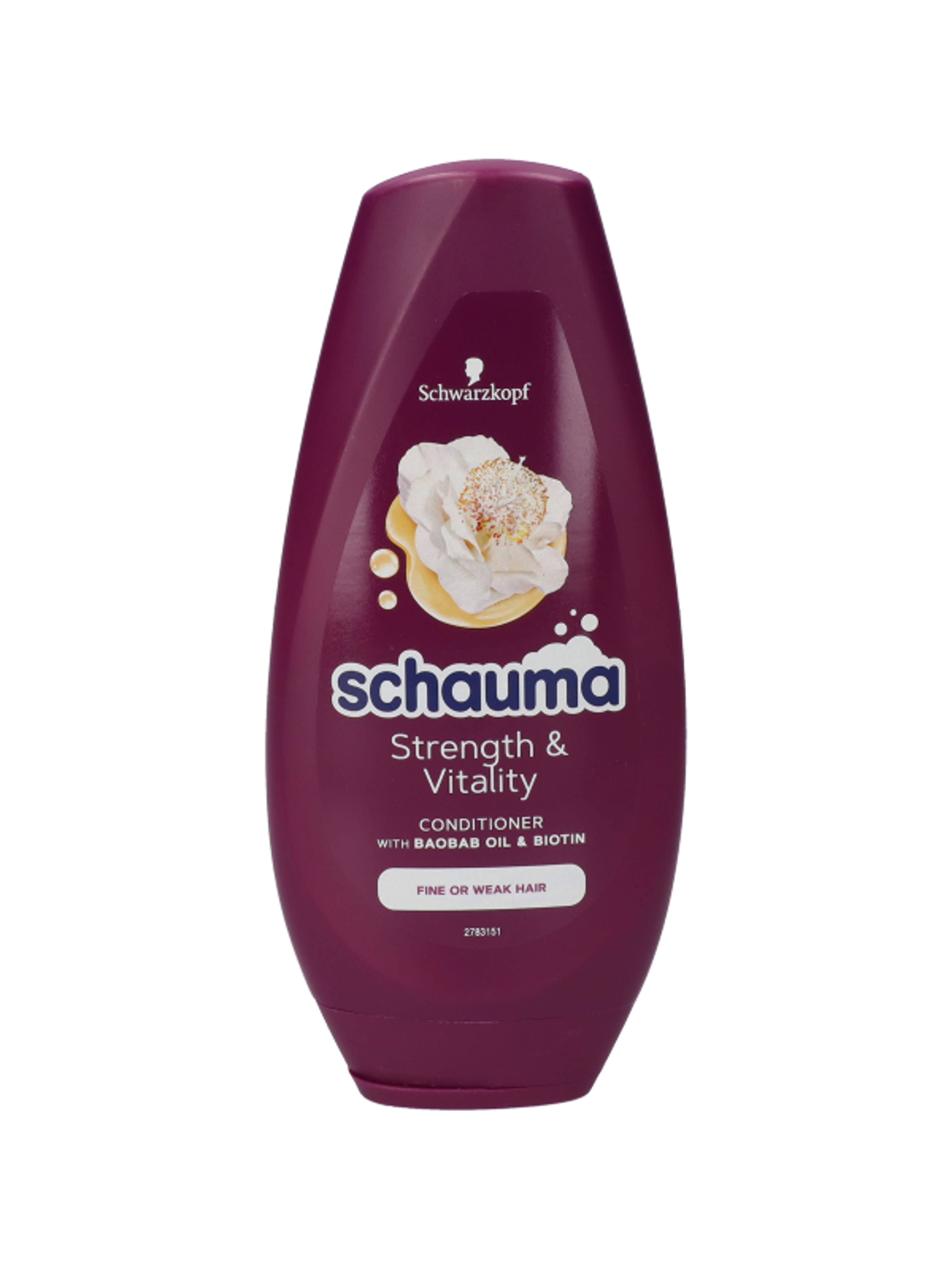 Schauma Strength & Vitality hajöblítő balzsam - 250 ml-2