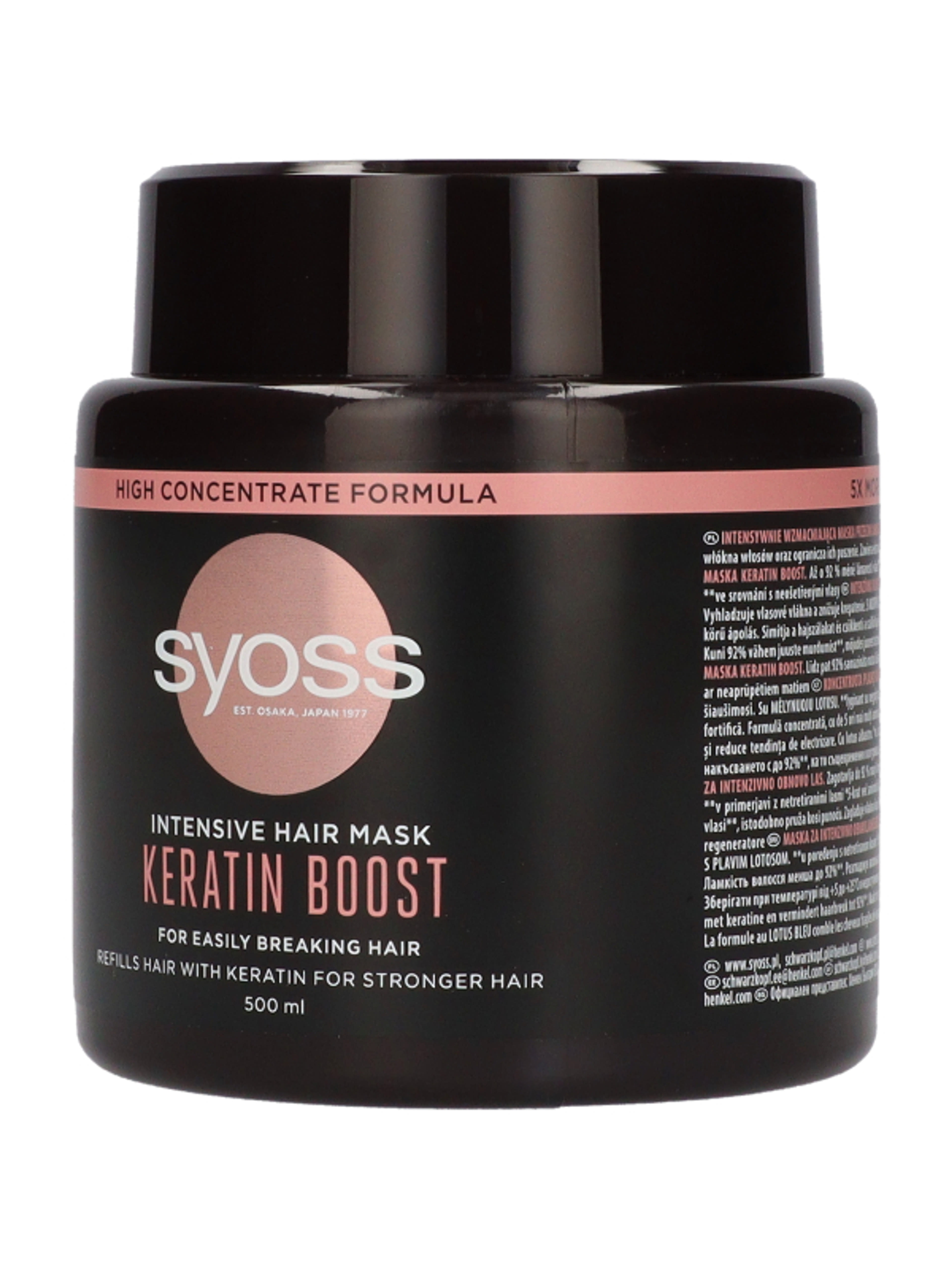 Syoss Keratin intenzív hajmaszk - 500 ml-4