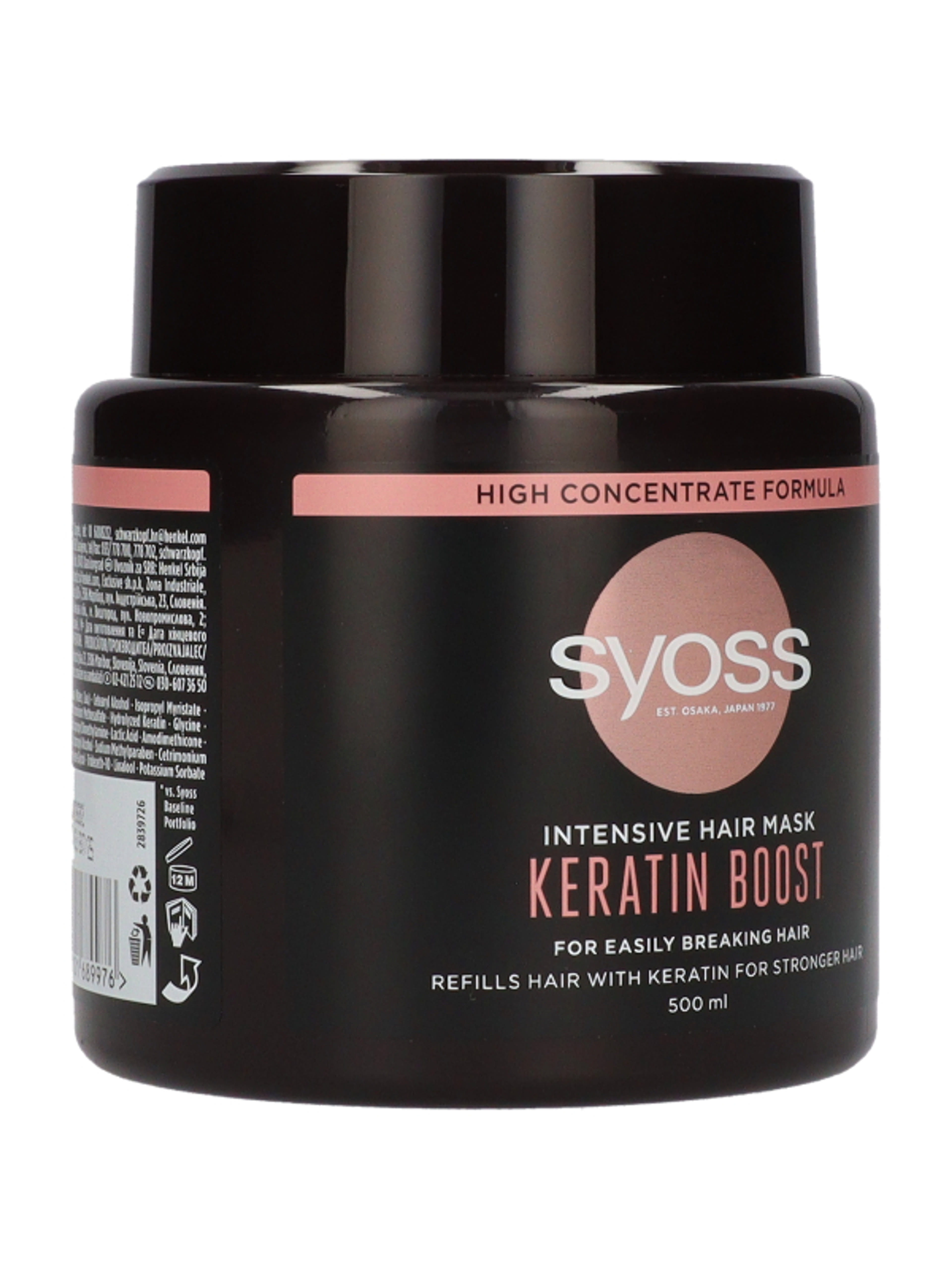 Syoss Keratin intenzív hajmaszk - 500 ml-6