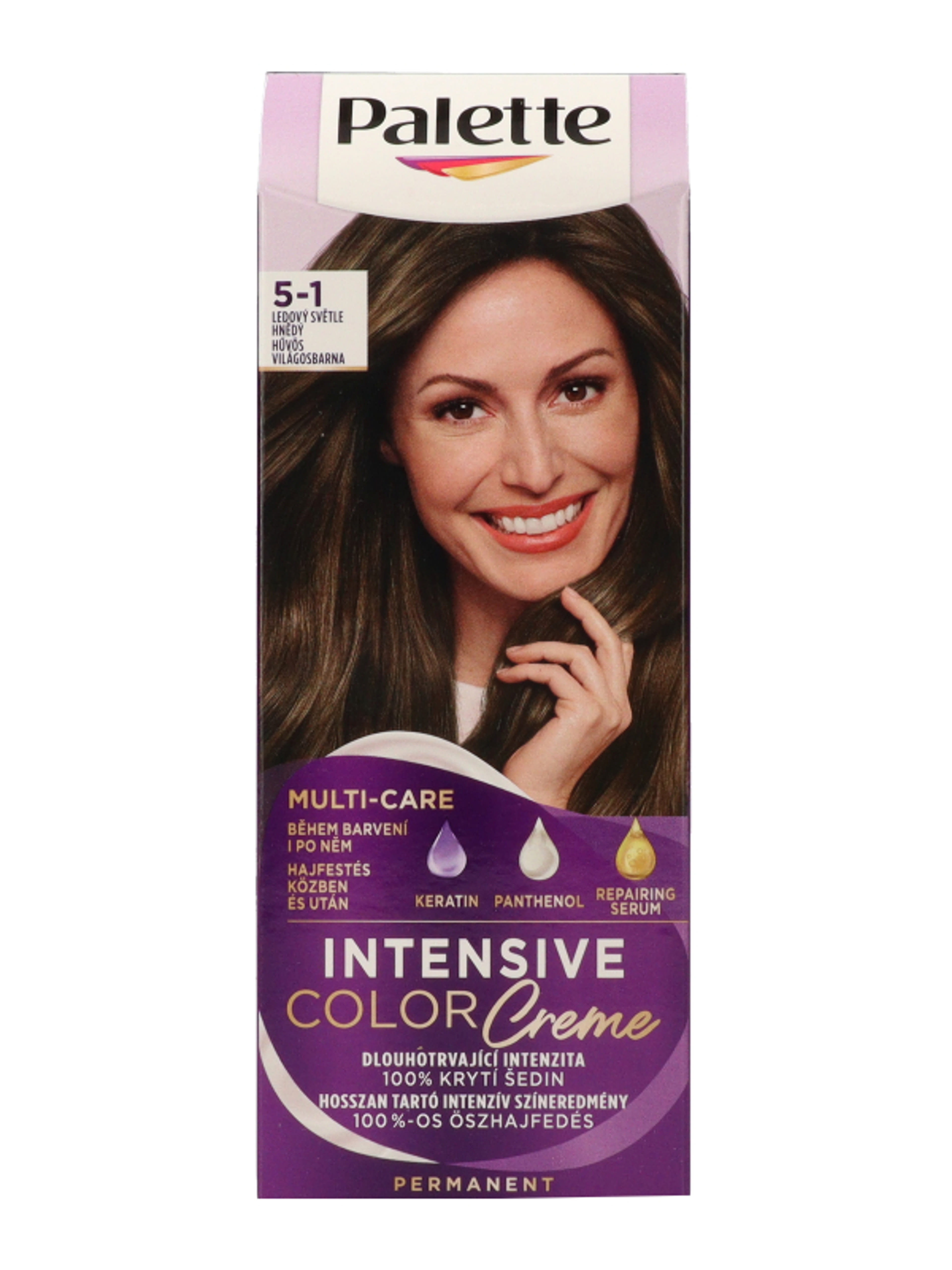 Schwarzkopf Palette Intensive Color Creme hajfesték 5-1 hamvas világosbarna - 1 db-4