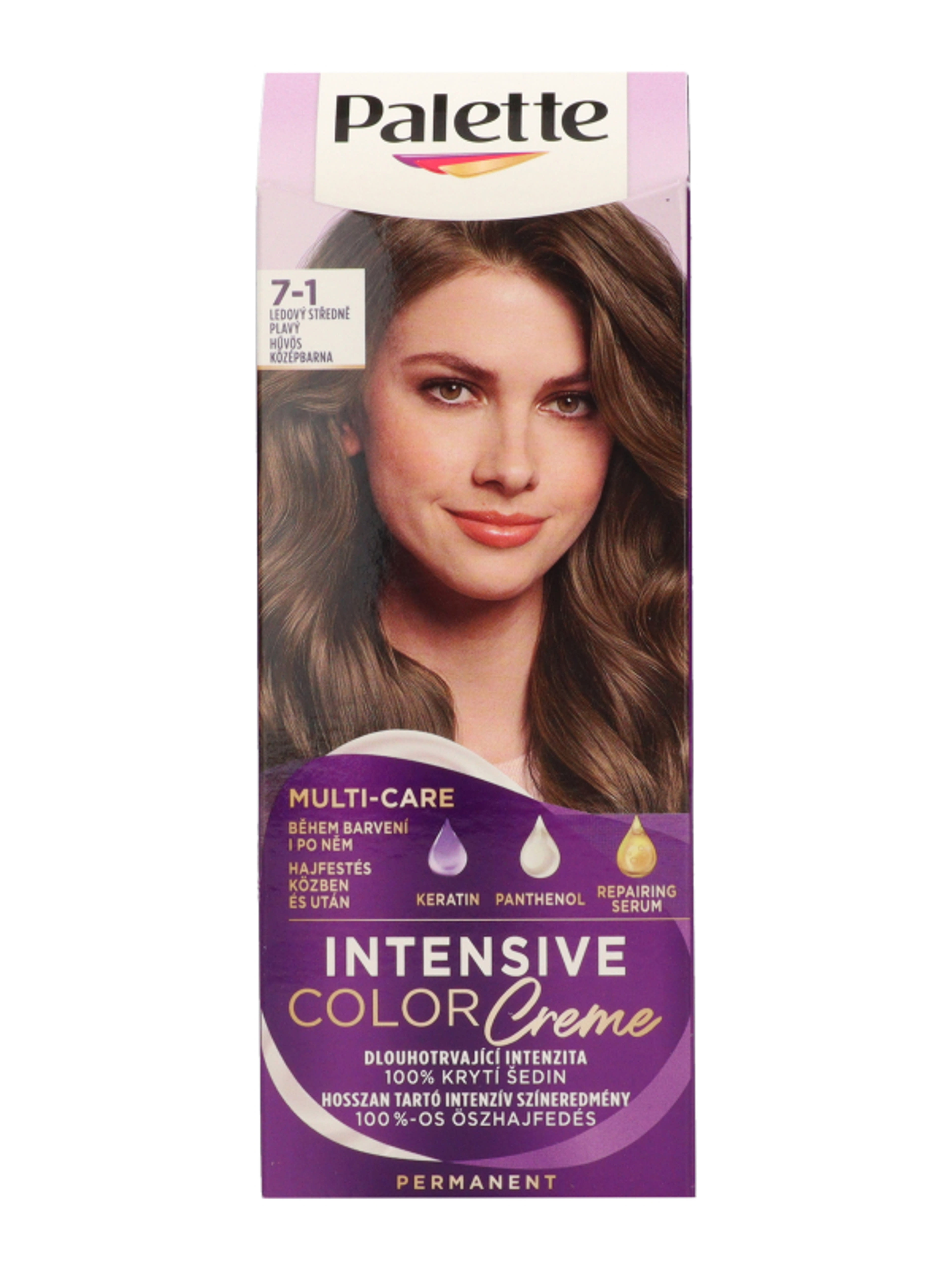 Palette Intensive Color Creme hajfesték 7-1 hamvas középbarna - 1 db-4