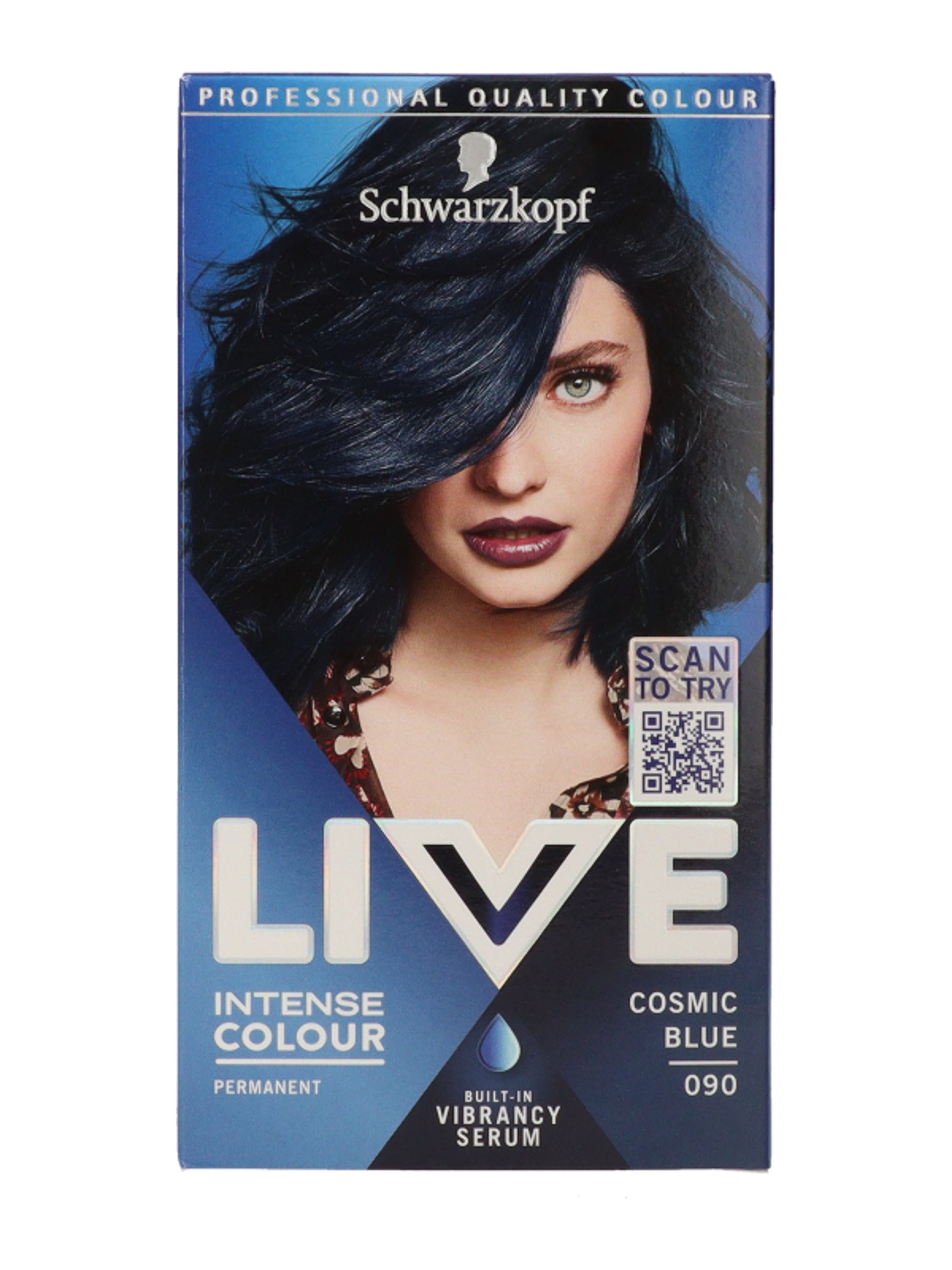 Schwarzkopf Color Live hajfesték 090 kozmikus kék - 1 db-3