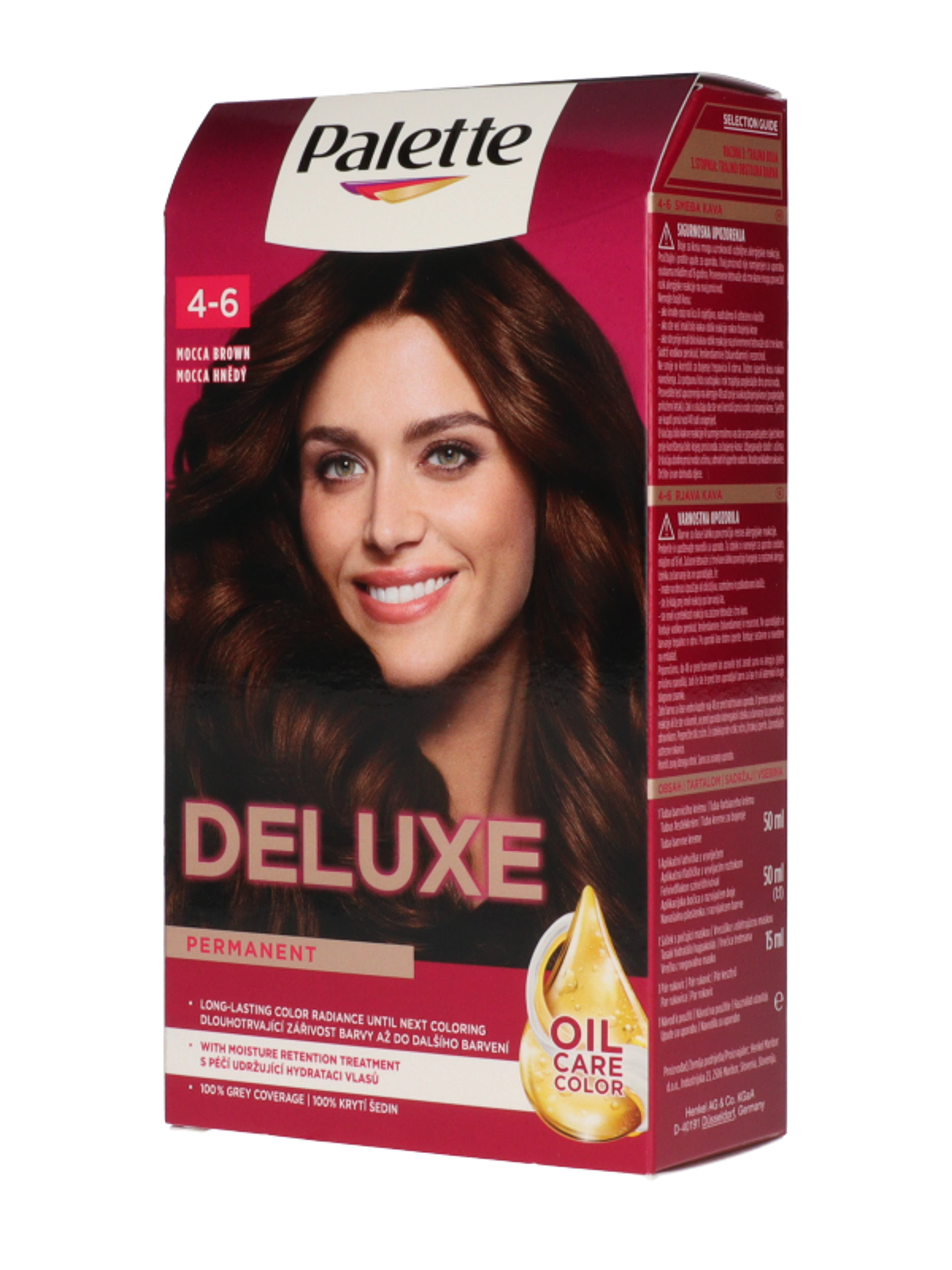 Schwarzkopf Palette Deluxe hajfesték /4-6 mokka barna - 1 db-3