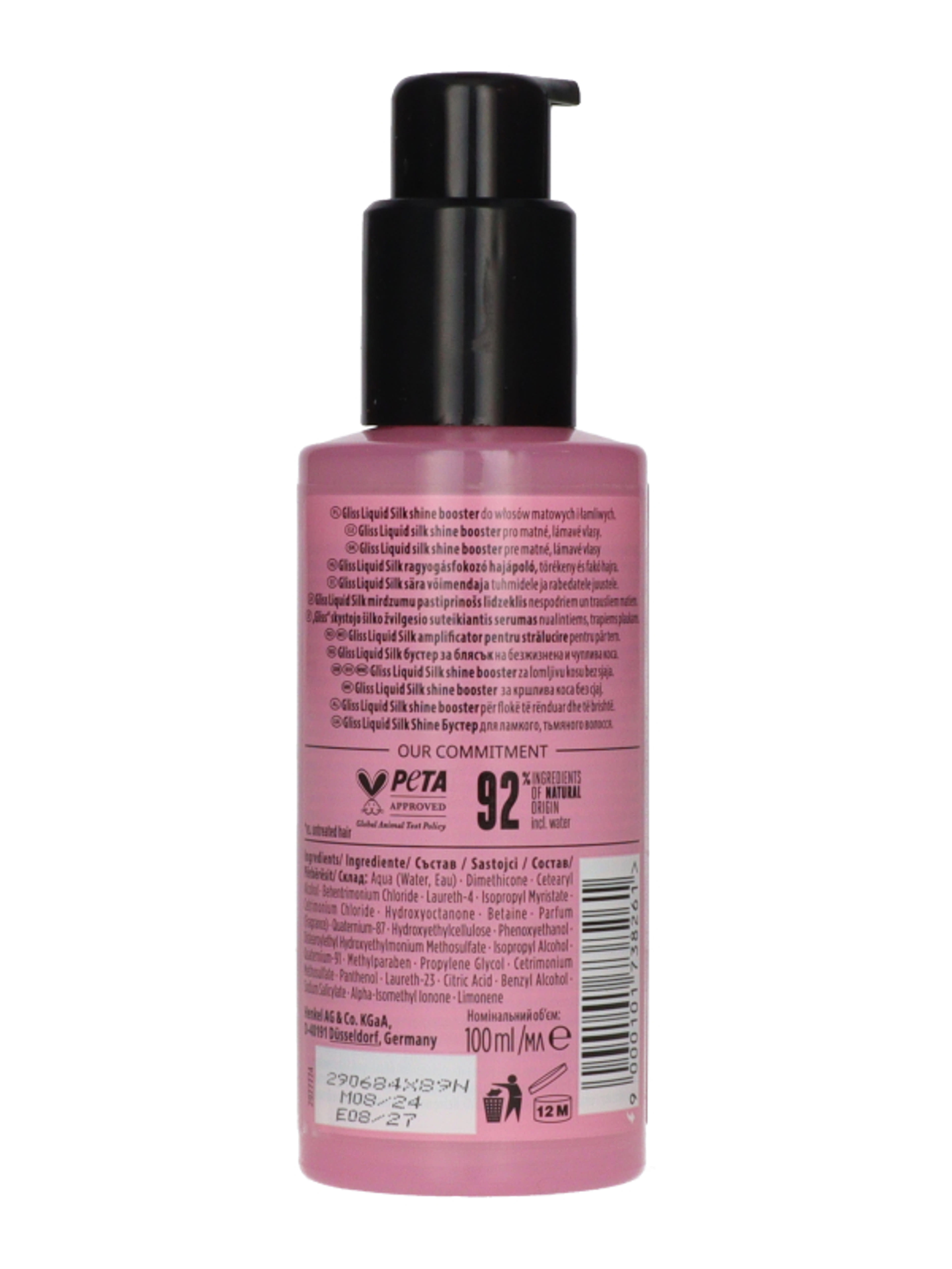 Gliss Liquid Silk ragyogásfokozó hajápoló - 100 ml-10