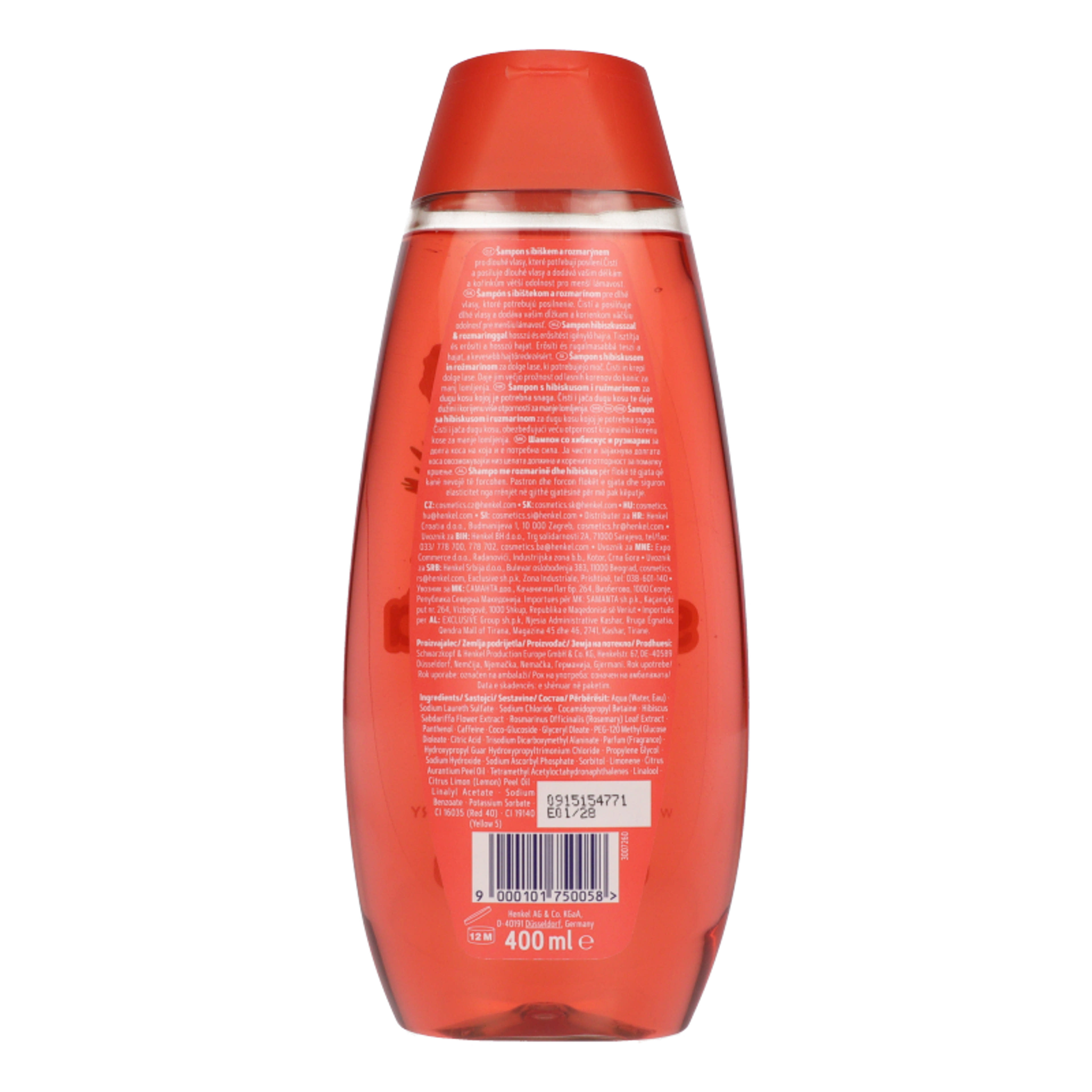 Schauma sampon hibiszkusszal és rozmaringgal - 400 ml-4