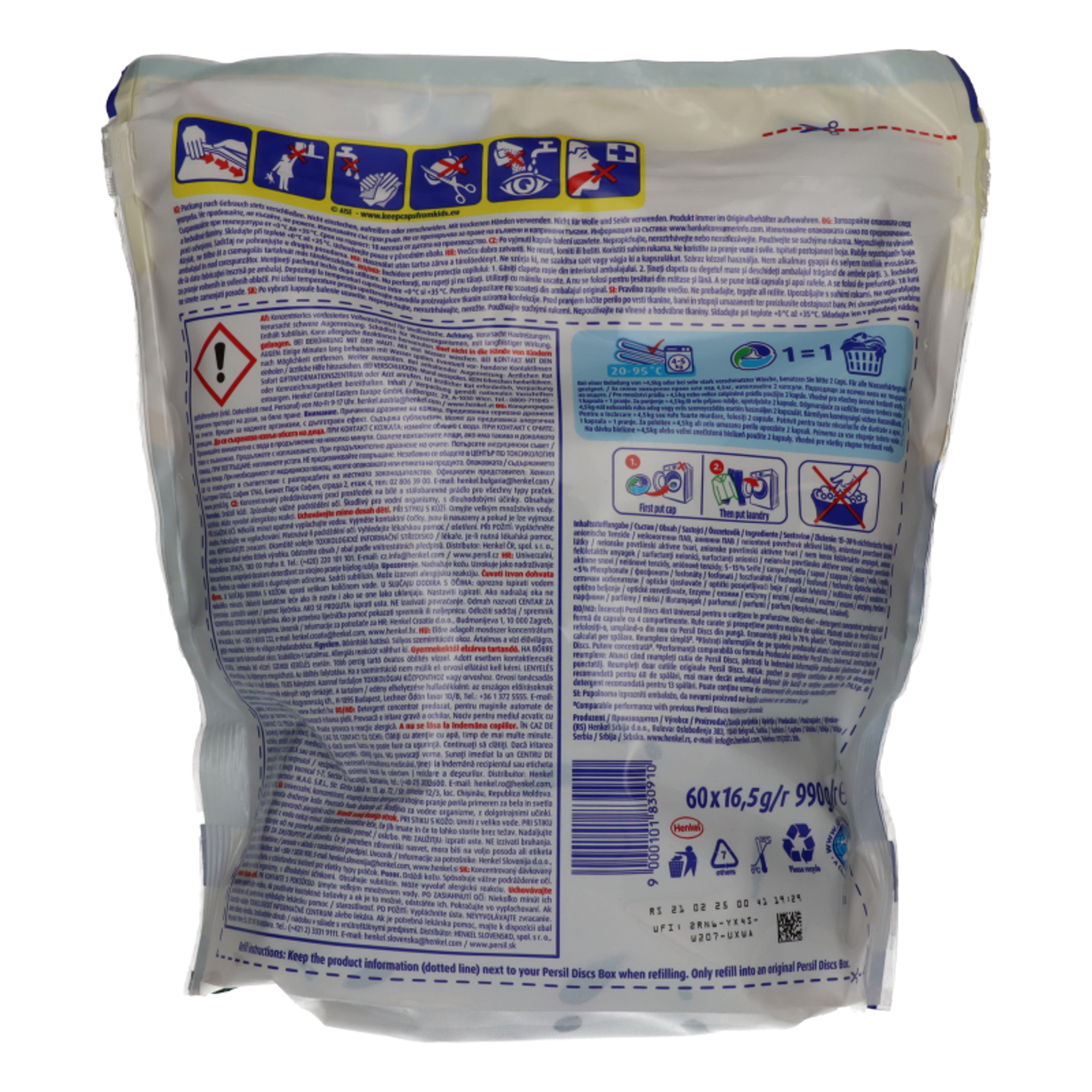 Persil Discs Universal mosókapszula 60 mosás - 60 db-4