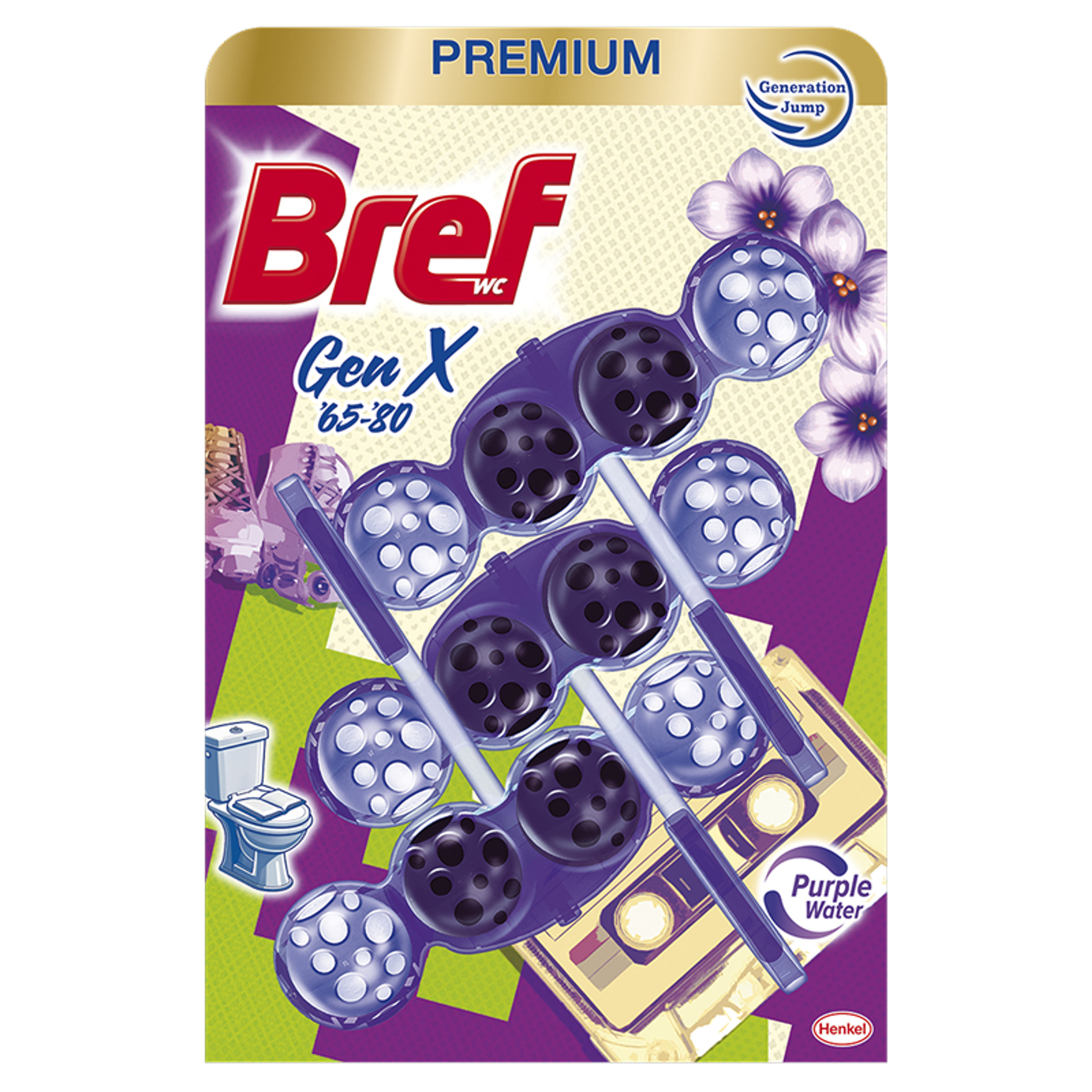 Bref Gen X WC illatosító (3x50 g) - 150 g