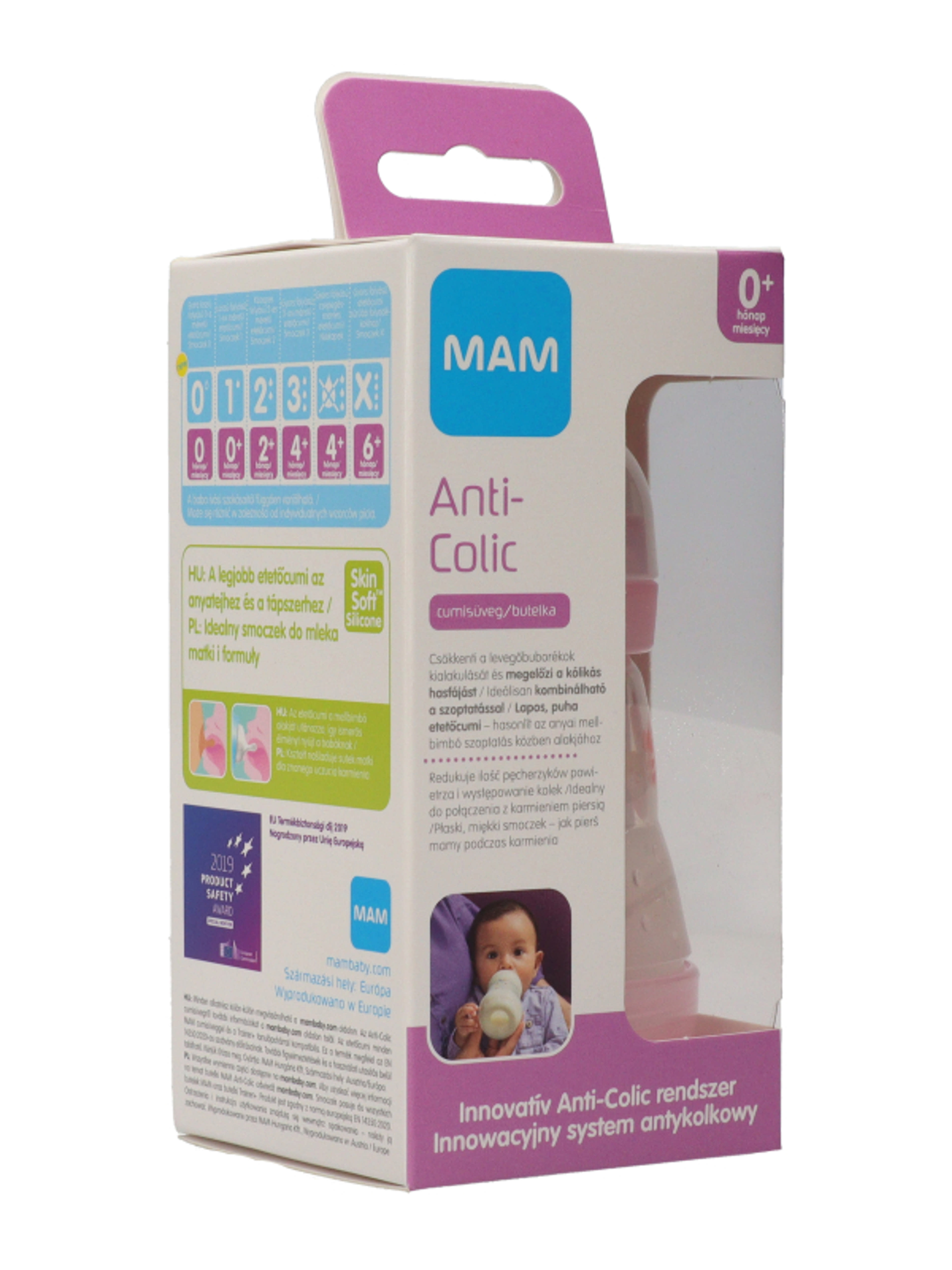 Mam cumisüveg 0 hónapos kortól - 160 ml-5