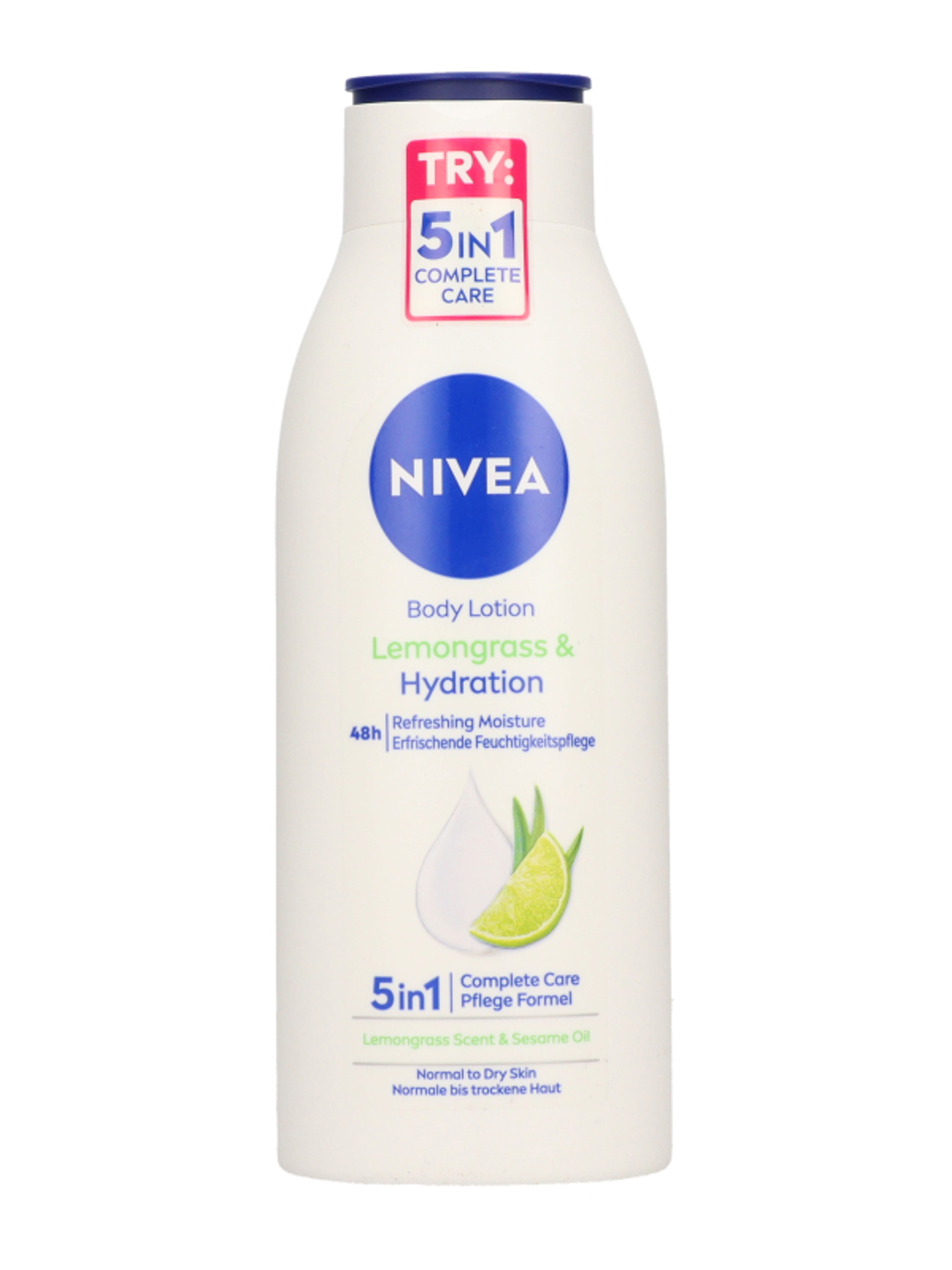 Nivea Lemongrass & Hydration testápoló tej - 400 ml-5
