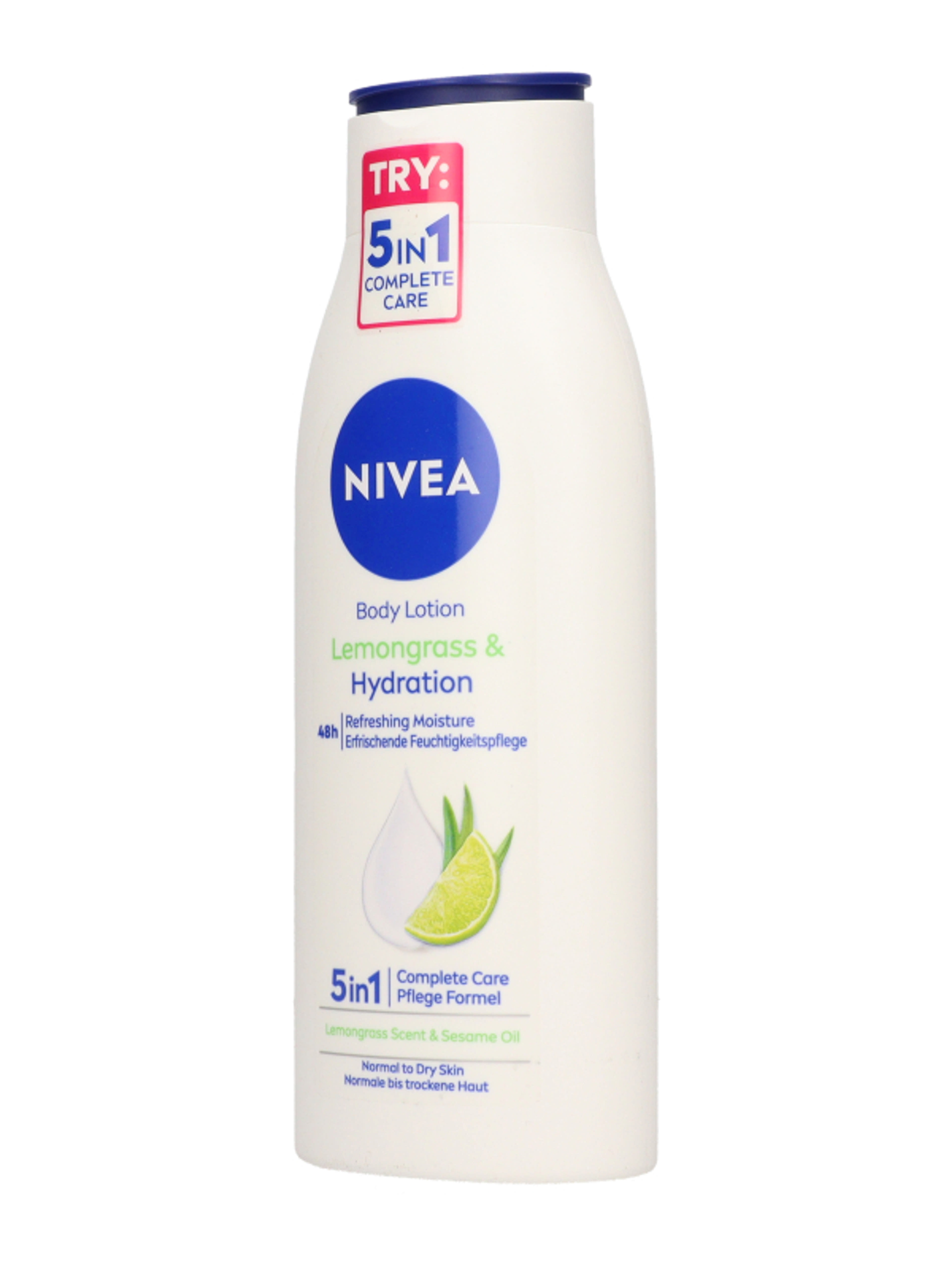 Nivea Lemongrass & Hydration testápoló tej - 400 ml-6