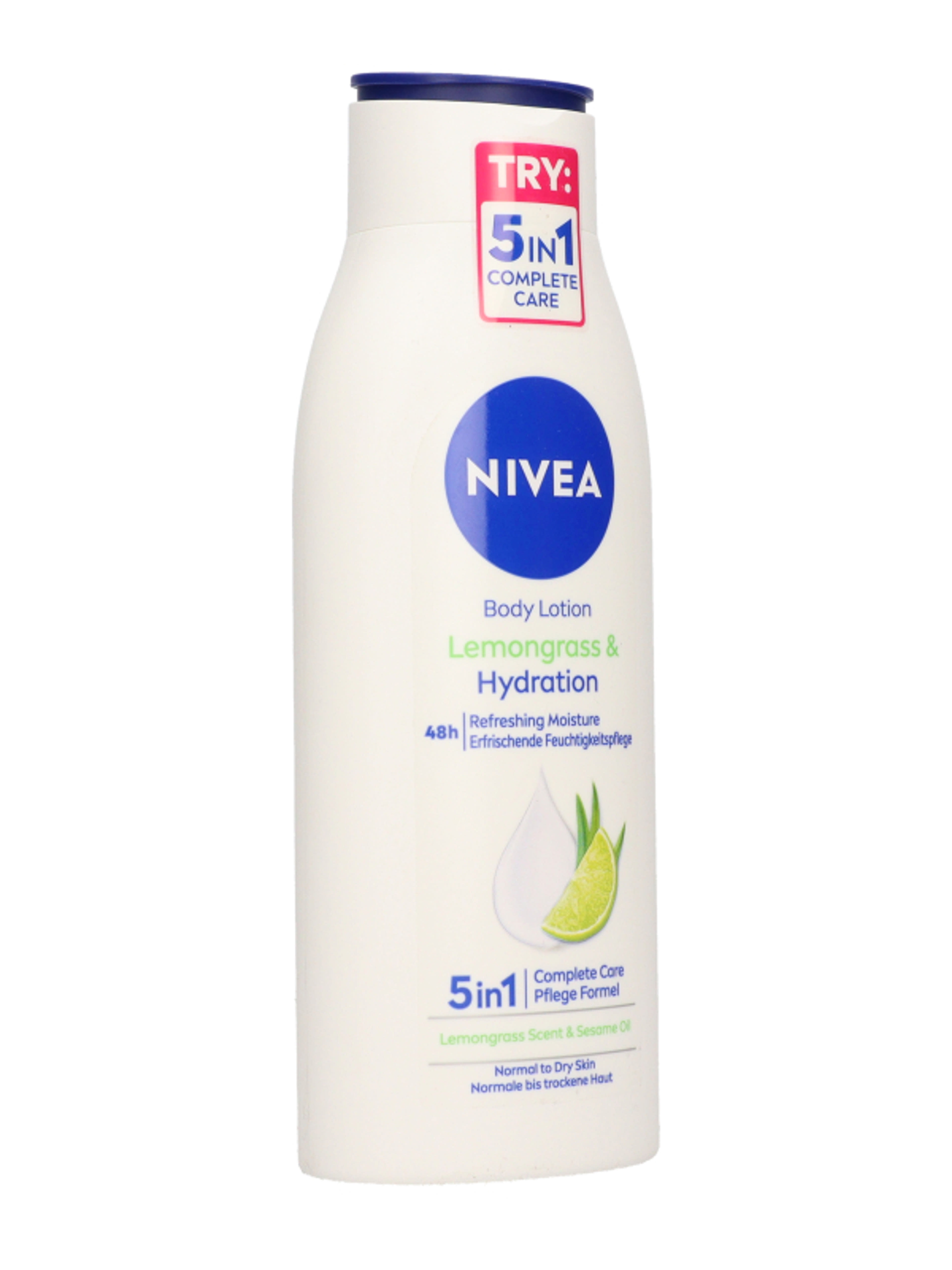 Nivea Lemongrass & Hydration testápoló tej - 400 ml-8