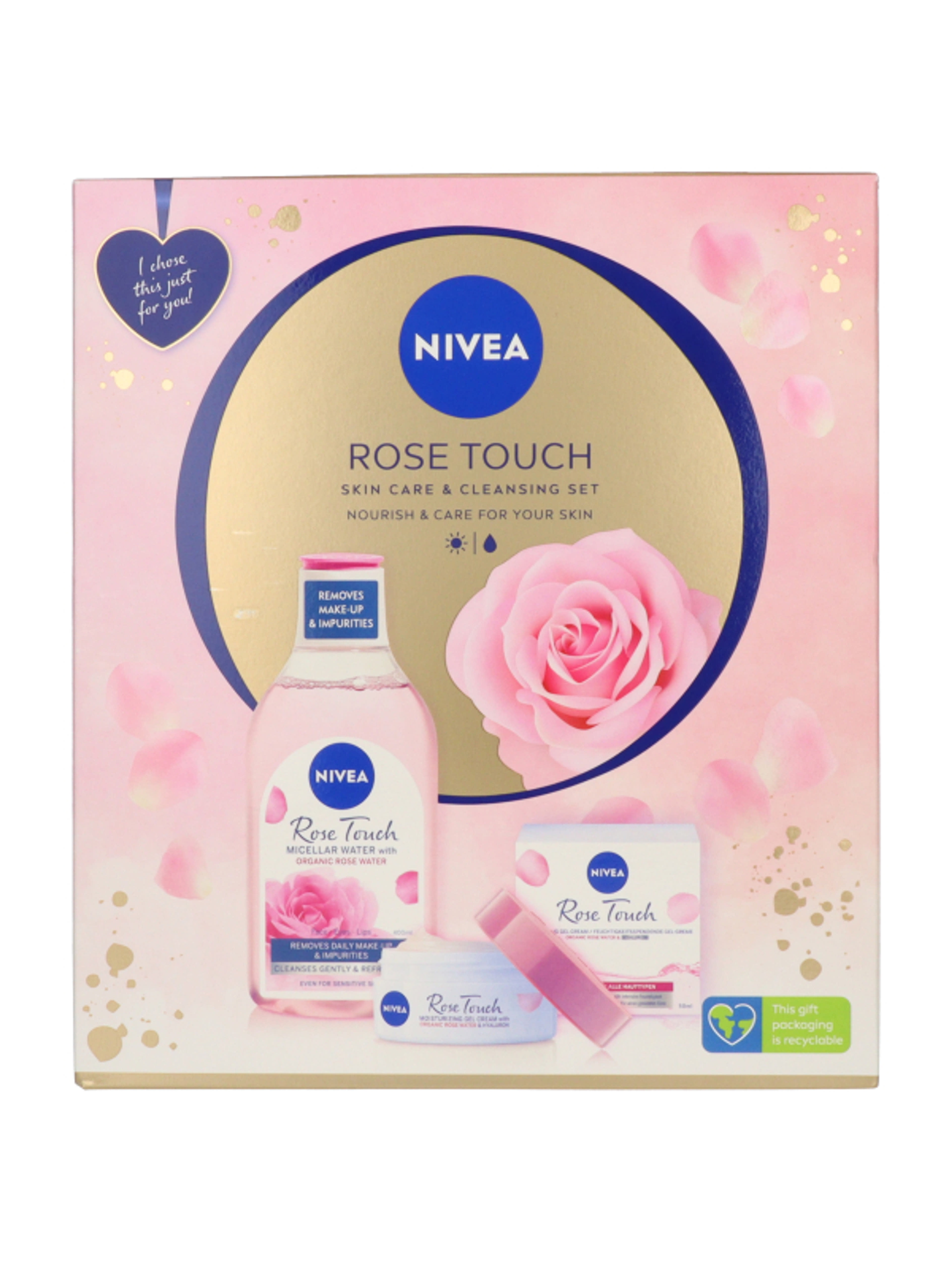 Nivea Rose Touch ajándékcsomag - 1 db-4