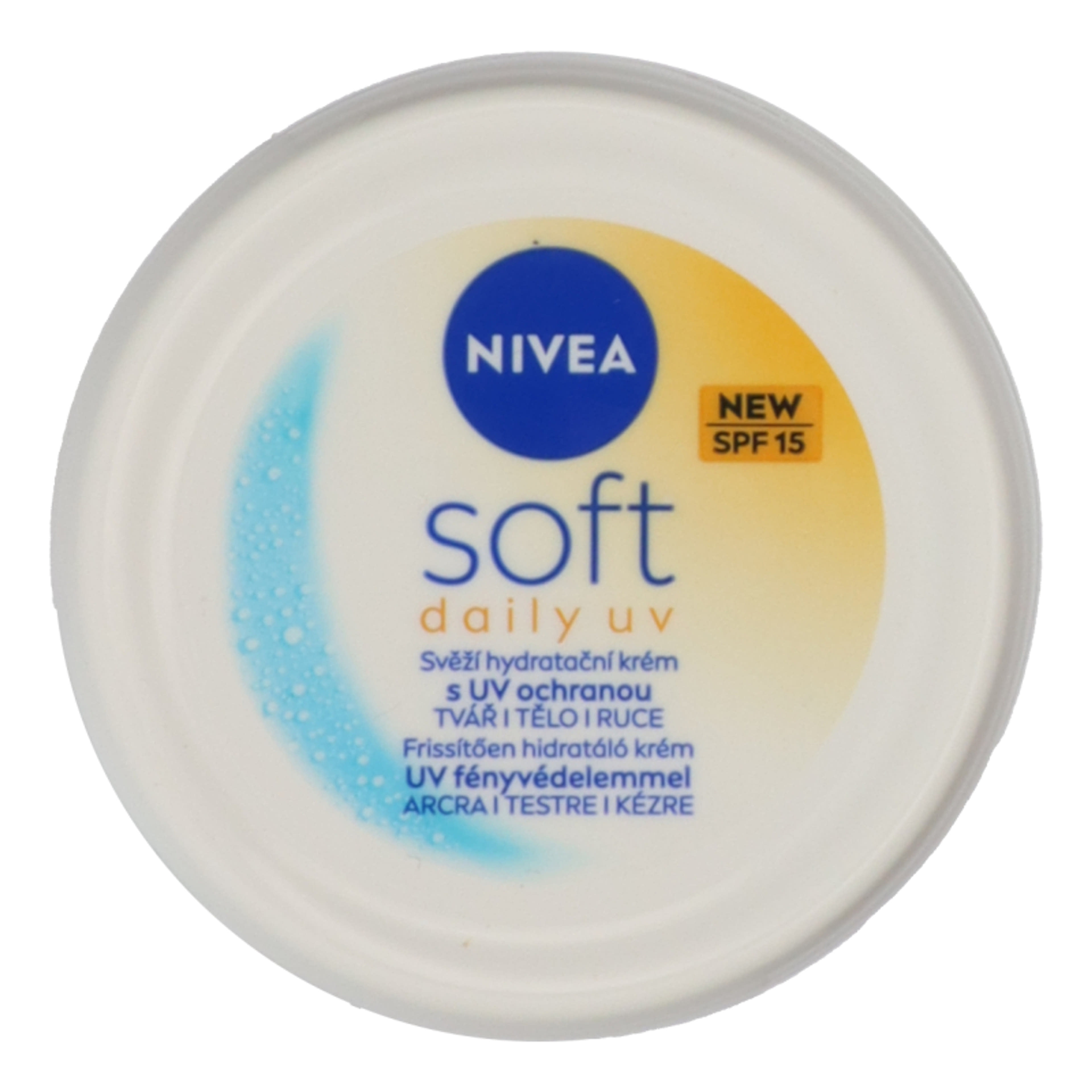 Nivea Soft Daily UV krém FF15 - 100 ml
