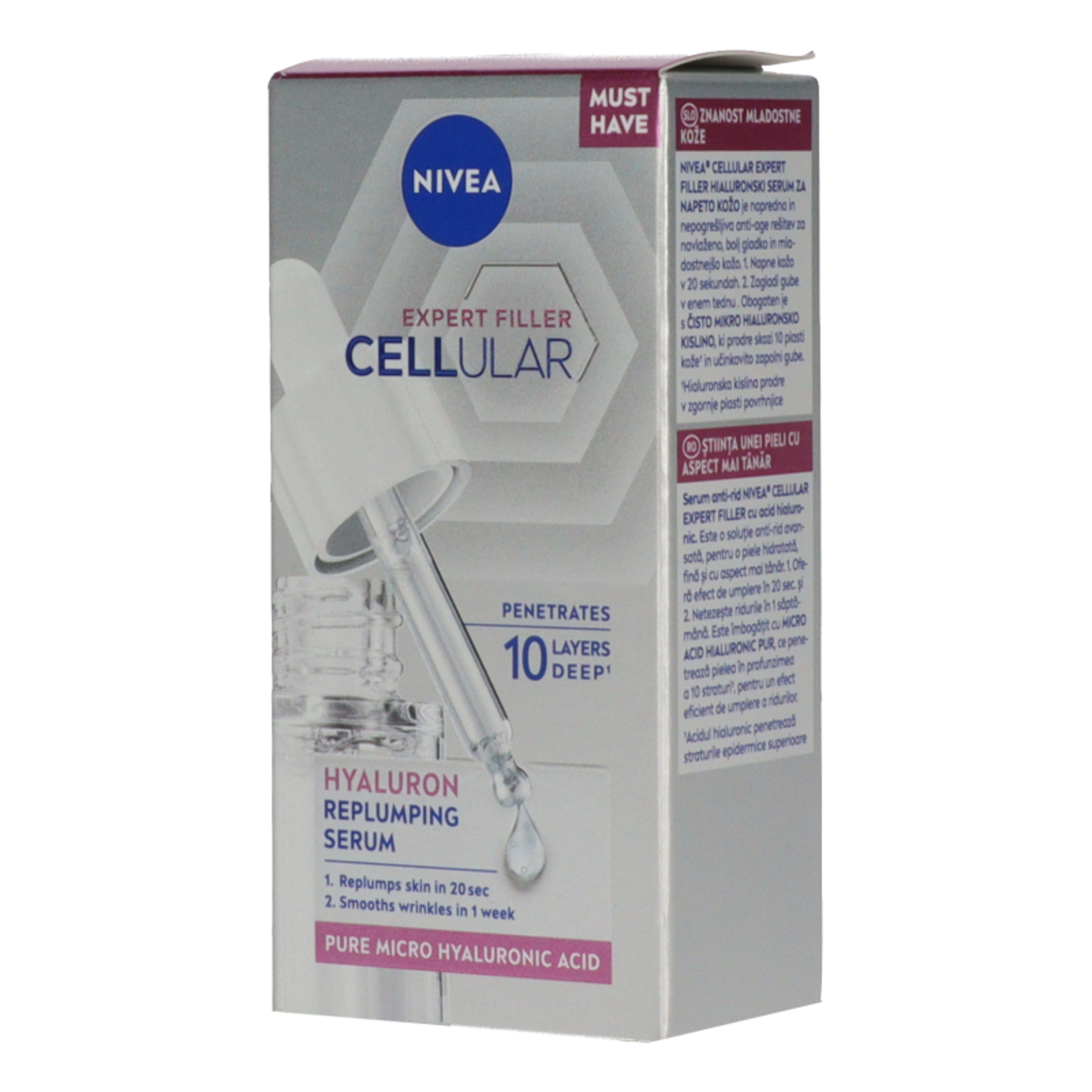 Nivea Cellular Expert Filler Hialuron feltöltő szérum - 15 ml-5