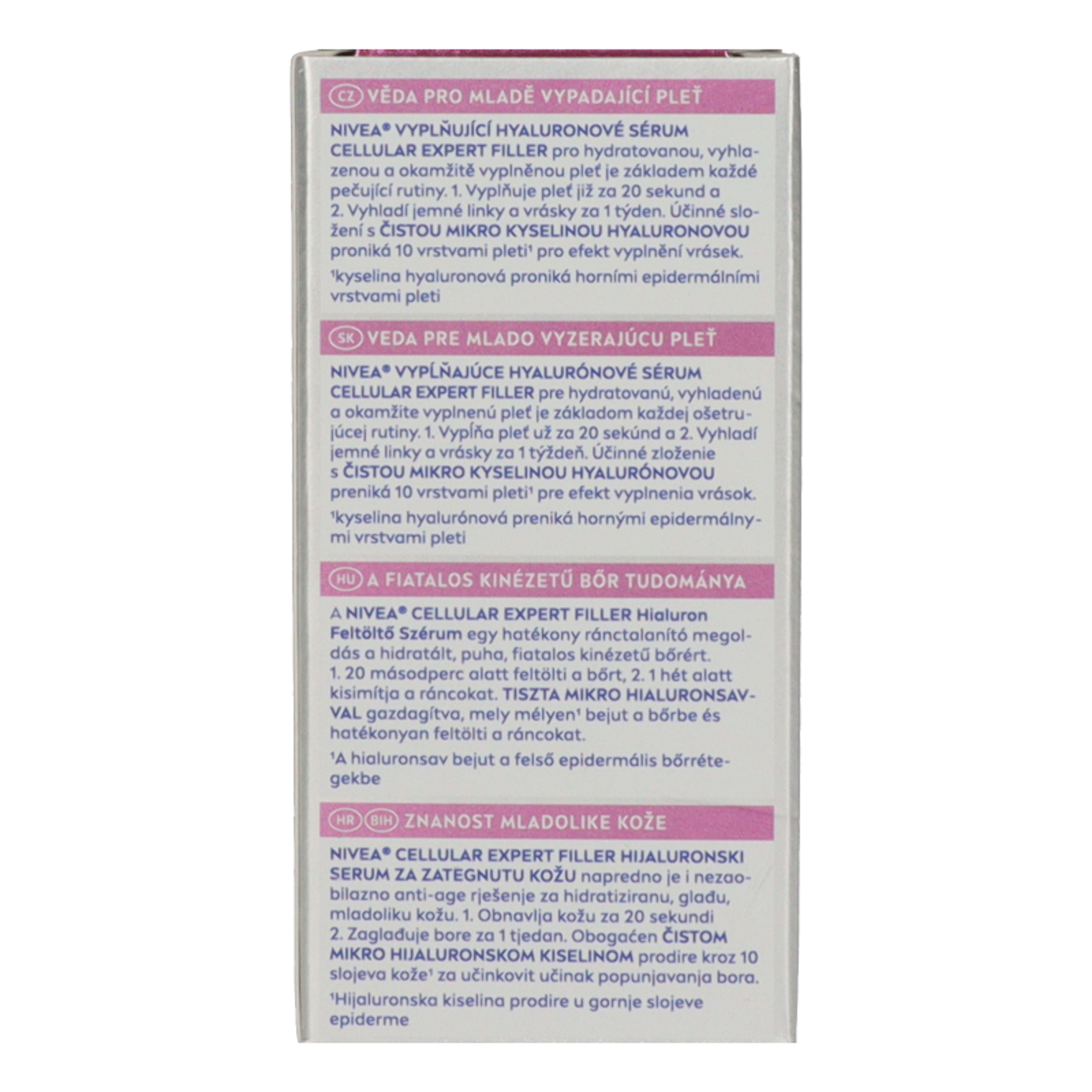 Nivea Cellular Expert Filler Hialuron feltöltő szérum - 15 ml-6