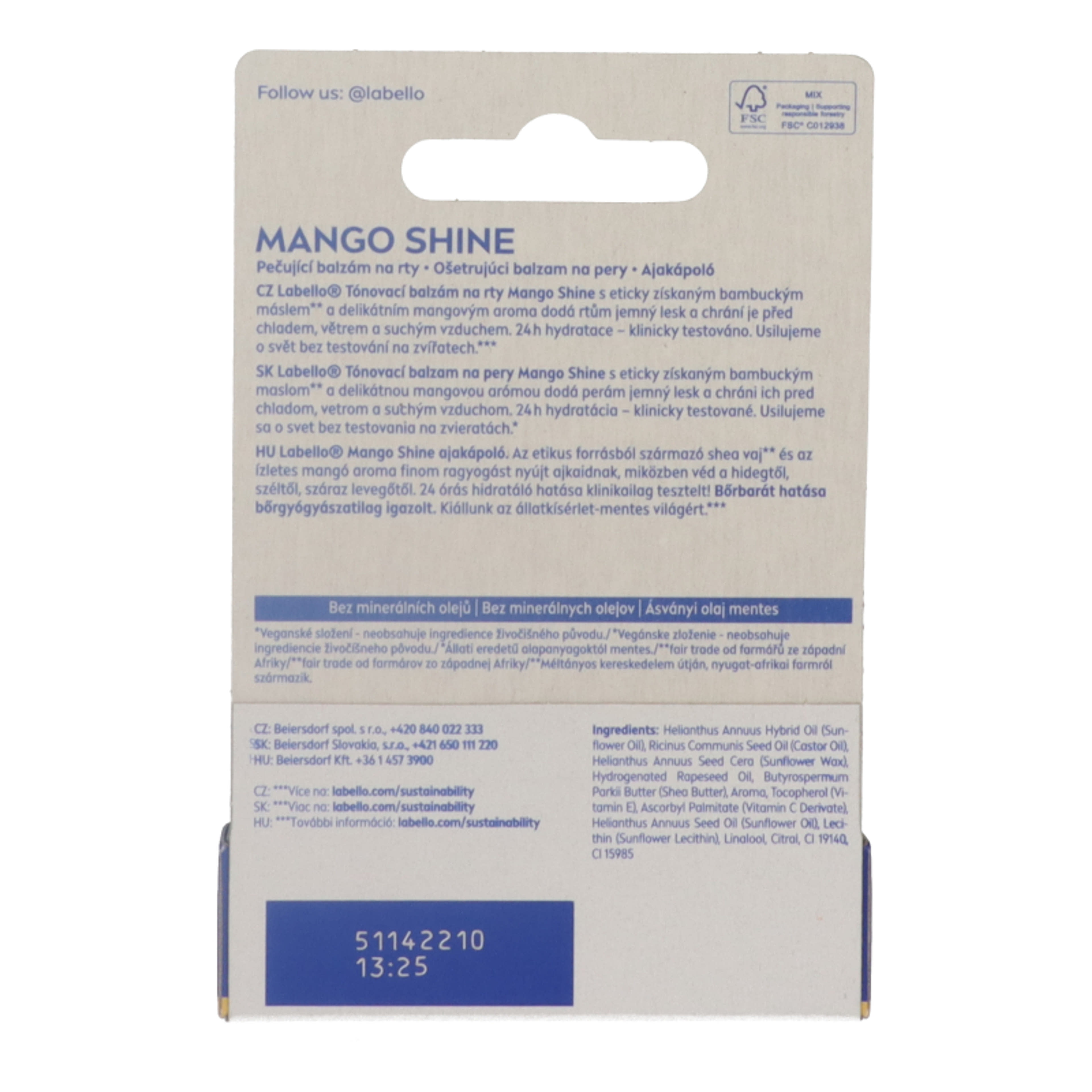 Labello Mango Shine ajakápoló - 4 ml-3