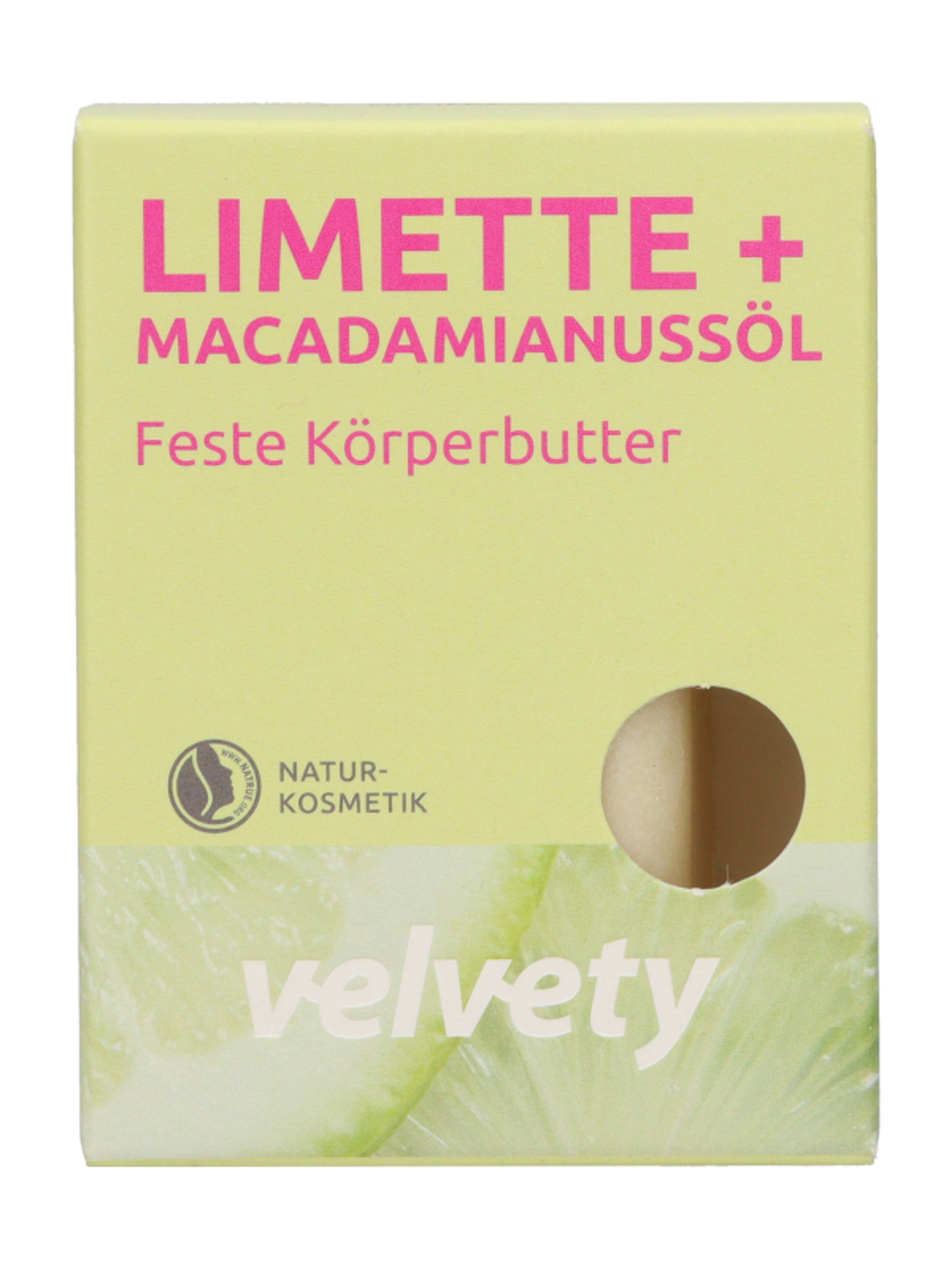 Velvety szilárd testvaj lime&makadámdió - 60 g-2