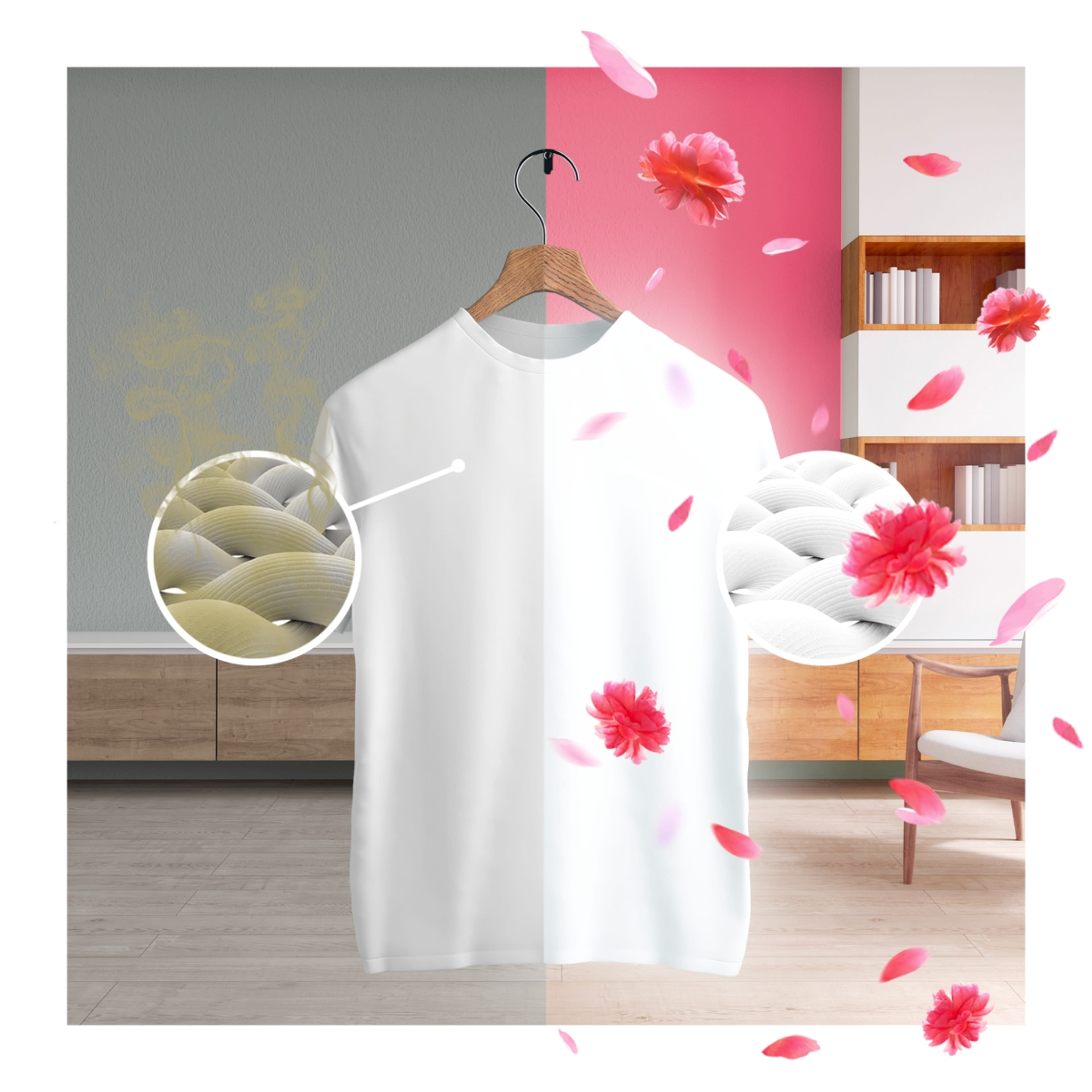 Lenor Fresh Air Effect Pink Blossom öblítő 55 mosáshoz - 770 ml-7