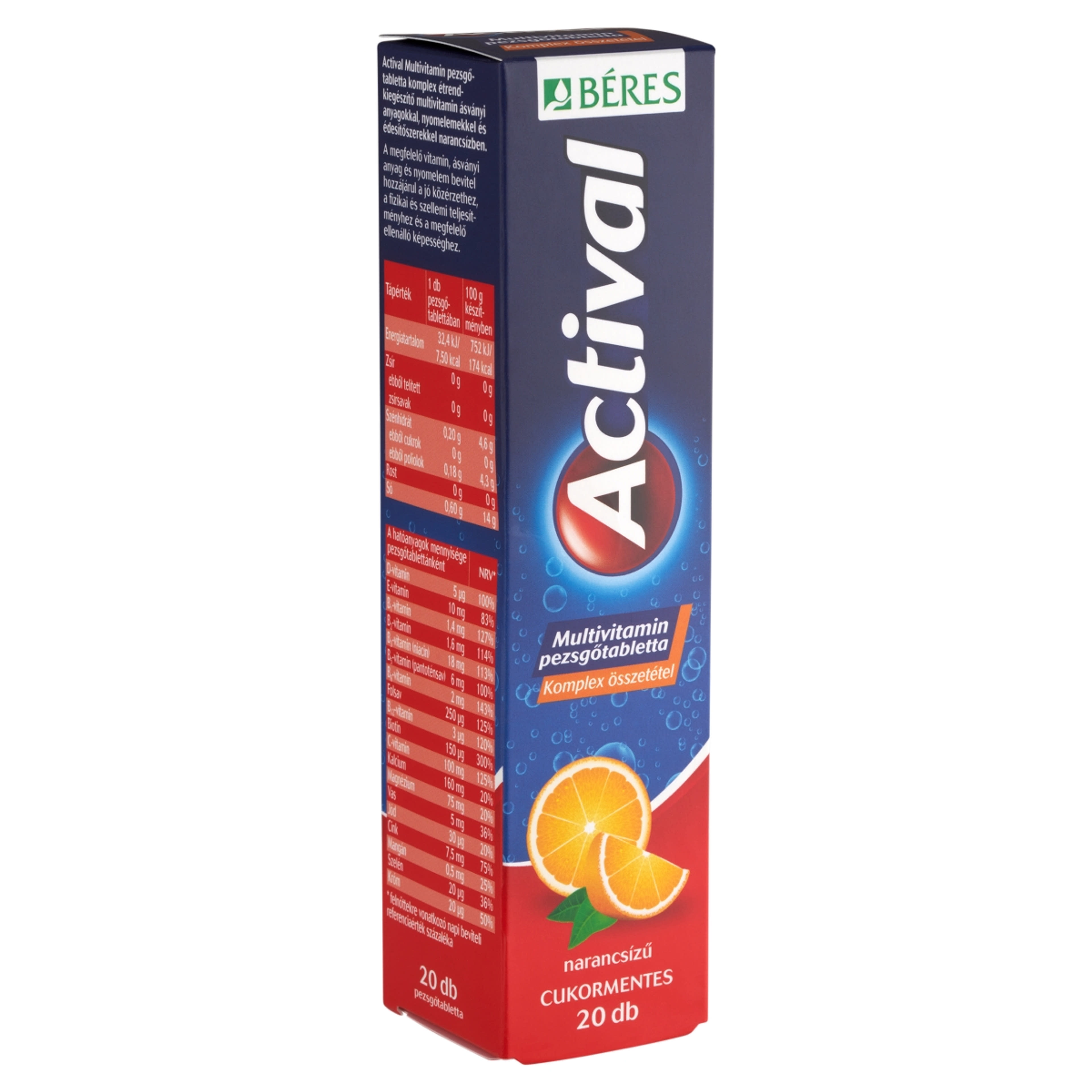 Actival Multivitamin pezsgőtabletta komplex - 20 db-4