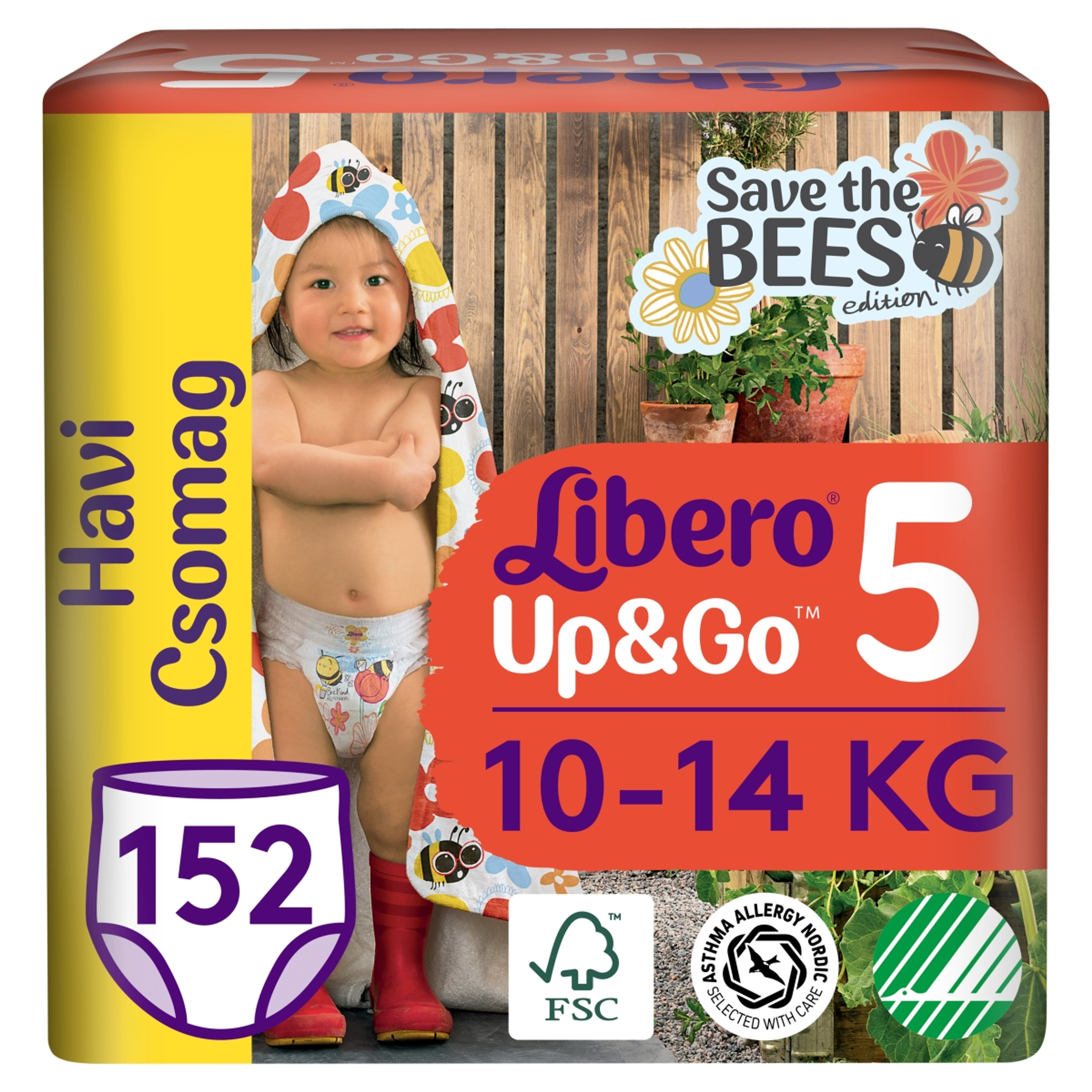 Libero Up&Go bugyipelenka 5-ös 10-14 kg - 152 db-1