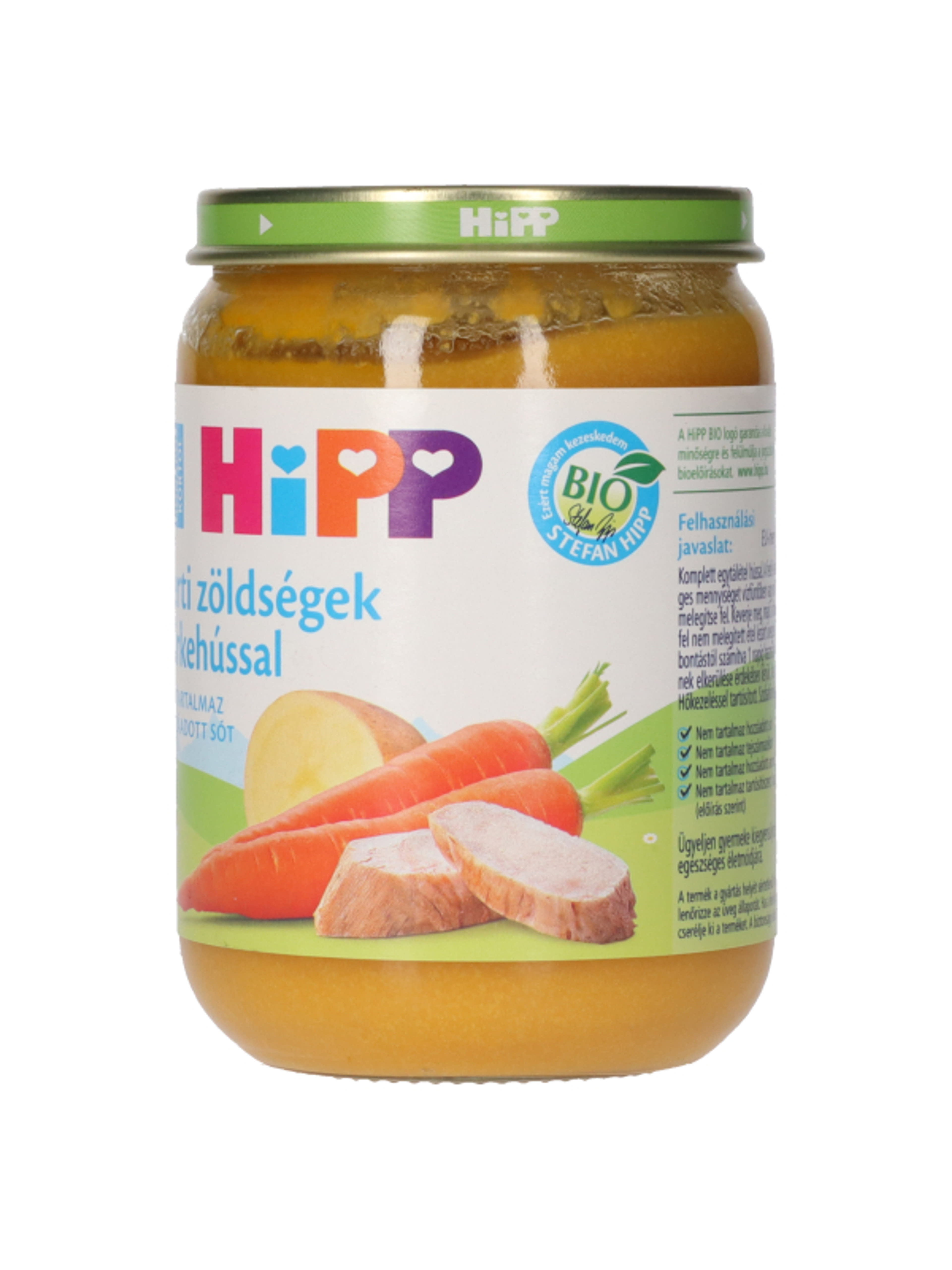 Hipp Bébiétel Kerti Zöldség Csirkehús Ízesítéssel 5 Hónapos Kortól - 190 g-3