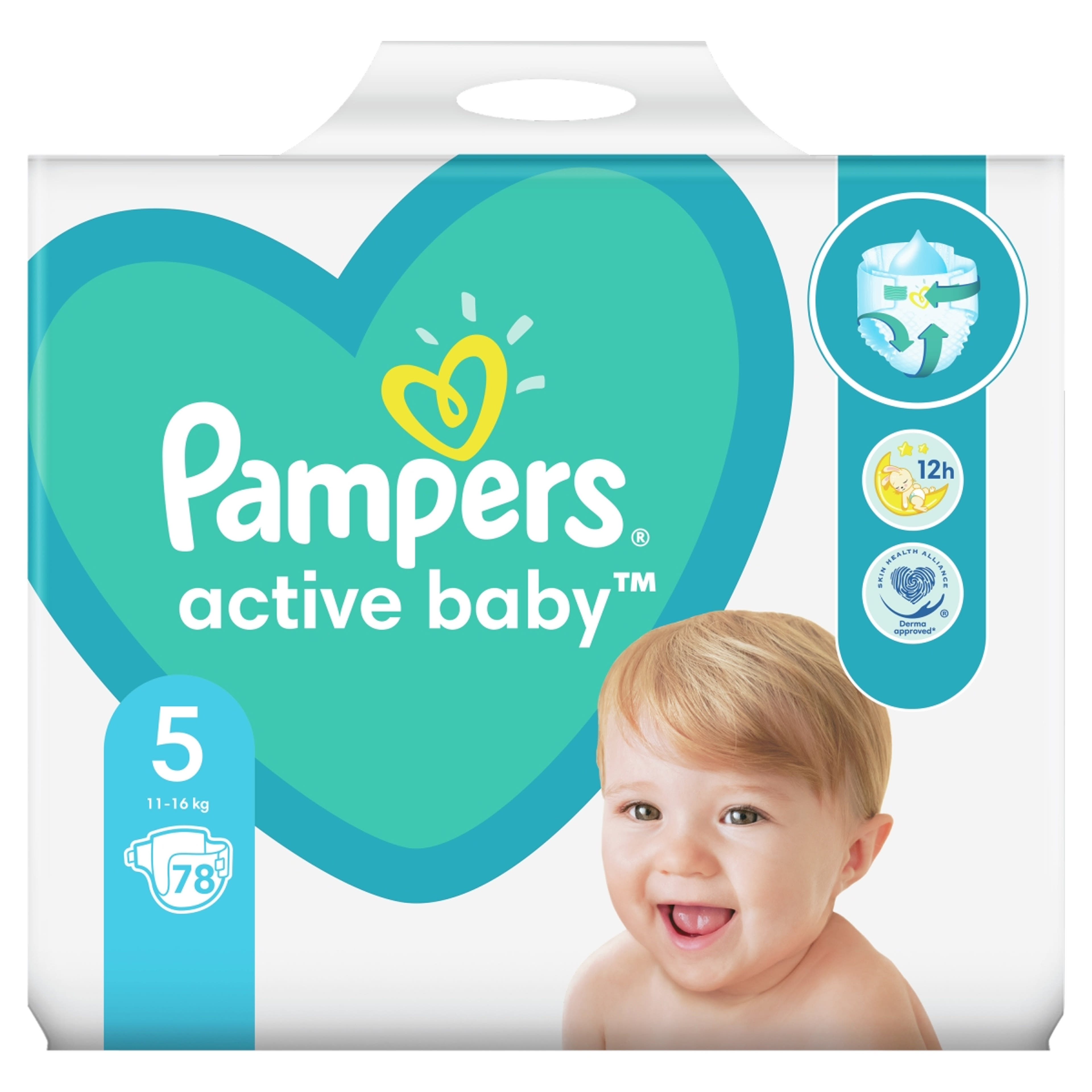 Pampers Giant Pack+ 5-os 11-16kg - 78 db
