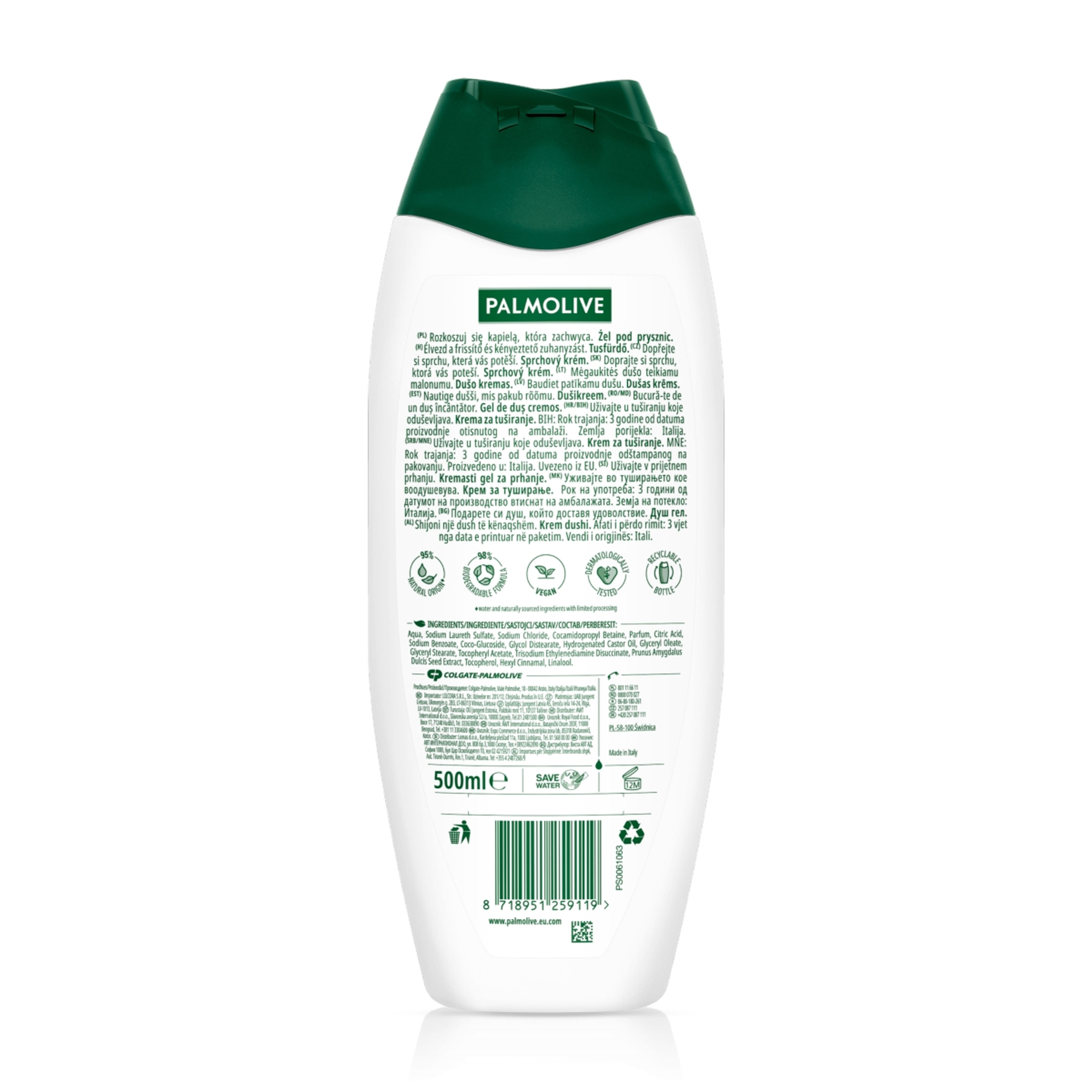 Palmolive Naturals Almond & Milk tusfürdő - 500 ml-3