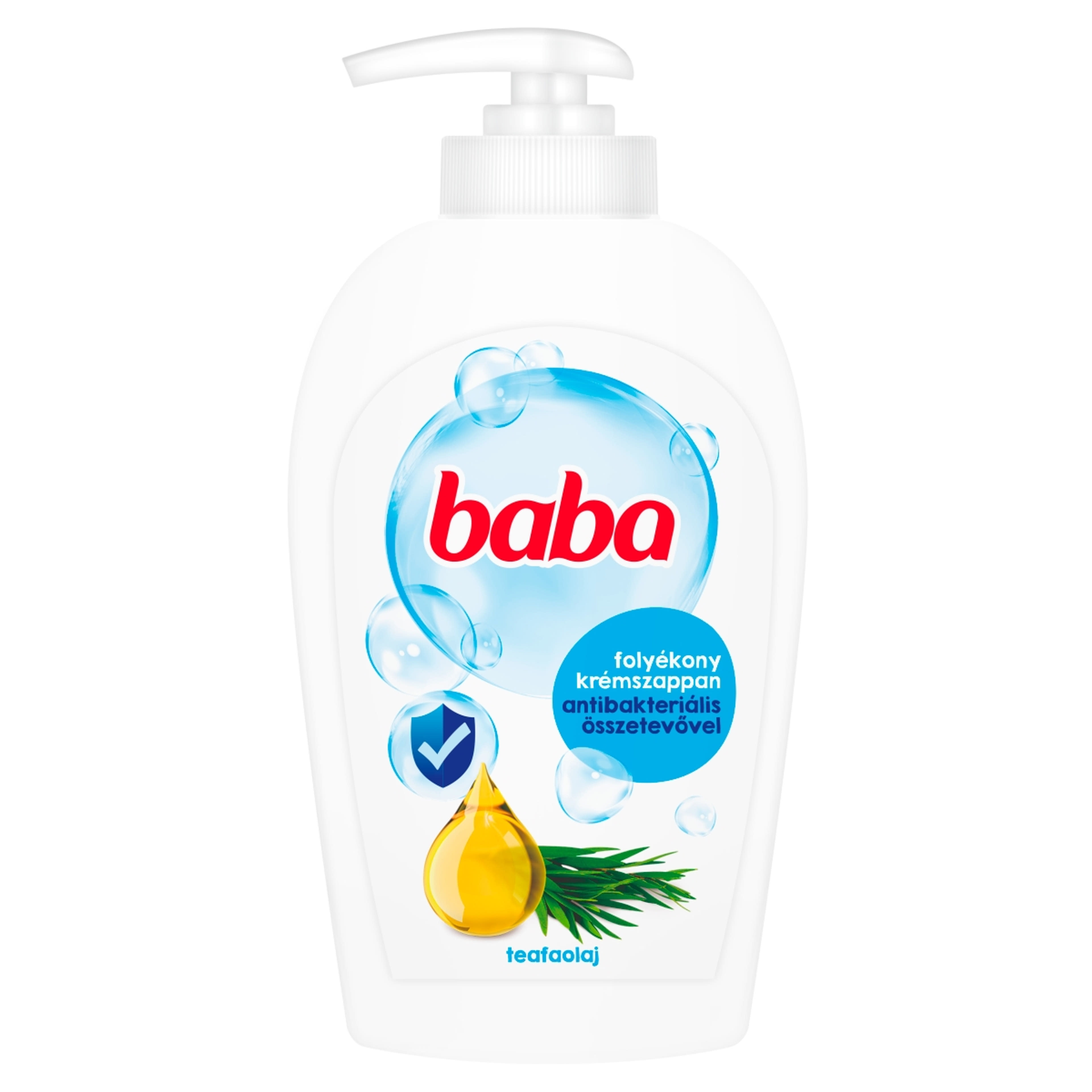 Baba folyékony szappan Antibakteriális hatású Teafaolajjal - 250 ml