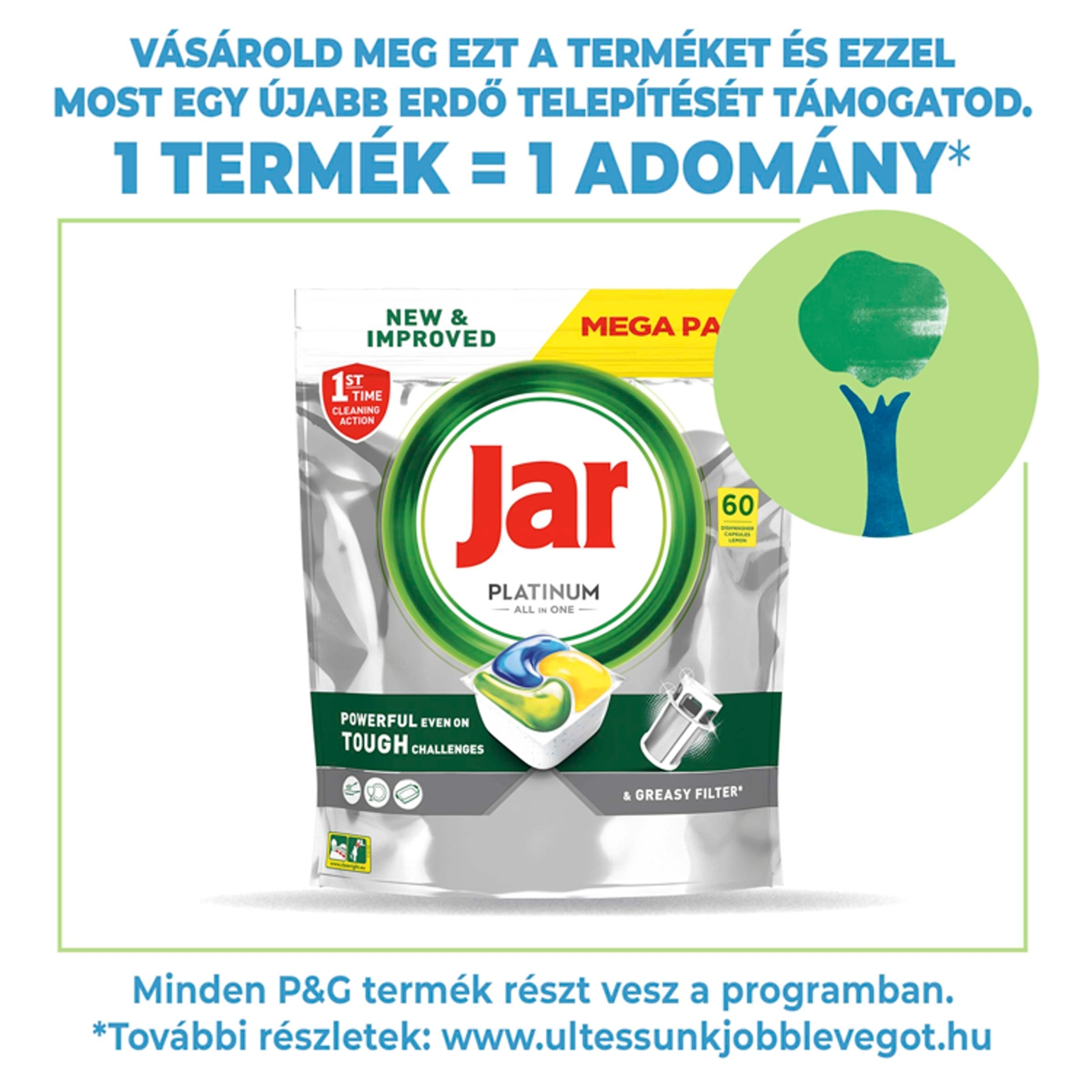 Jar Platinum mosogató tabletta - 60 db-1