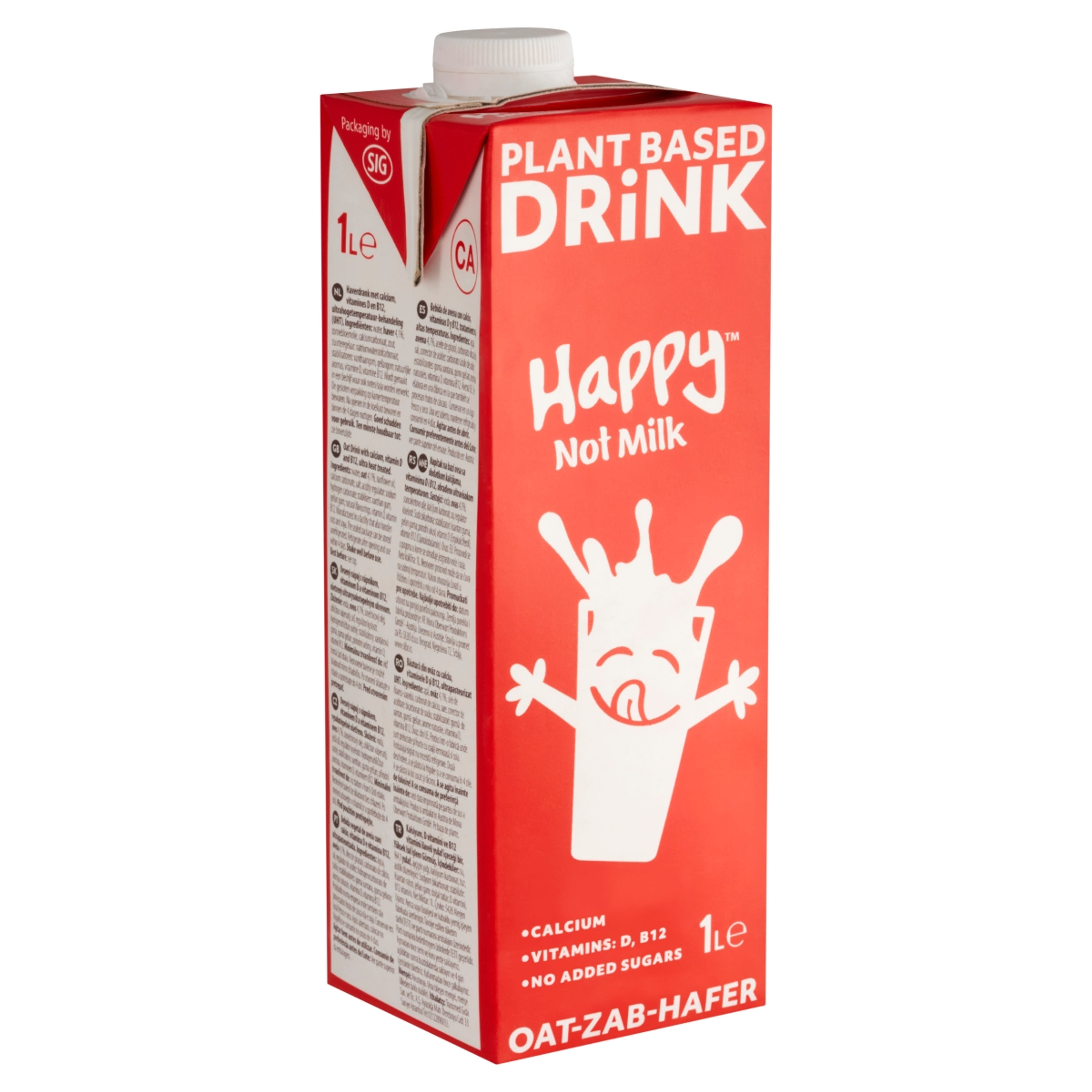 Happy Not Milk UHT zabital kalciummal, D- és B12-vitaminnal - 1000 ml-2