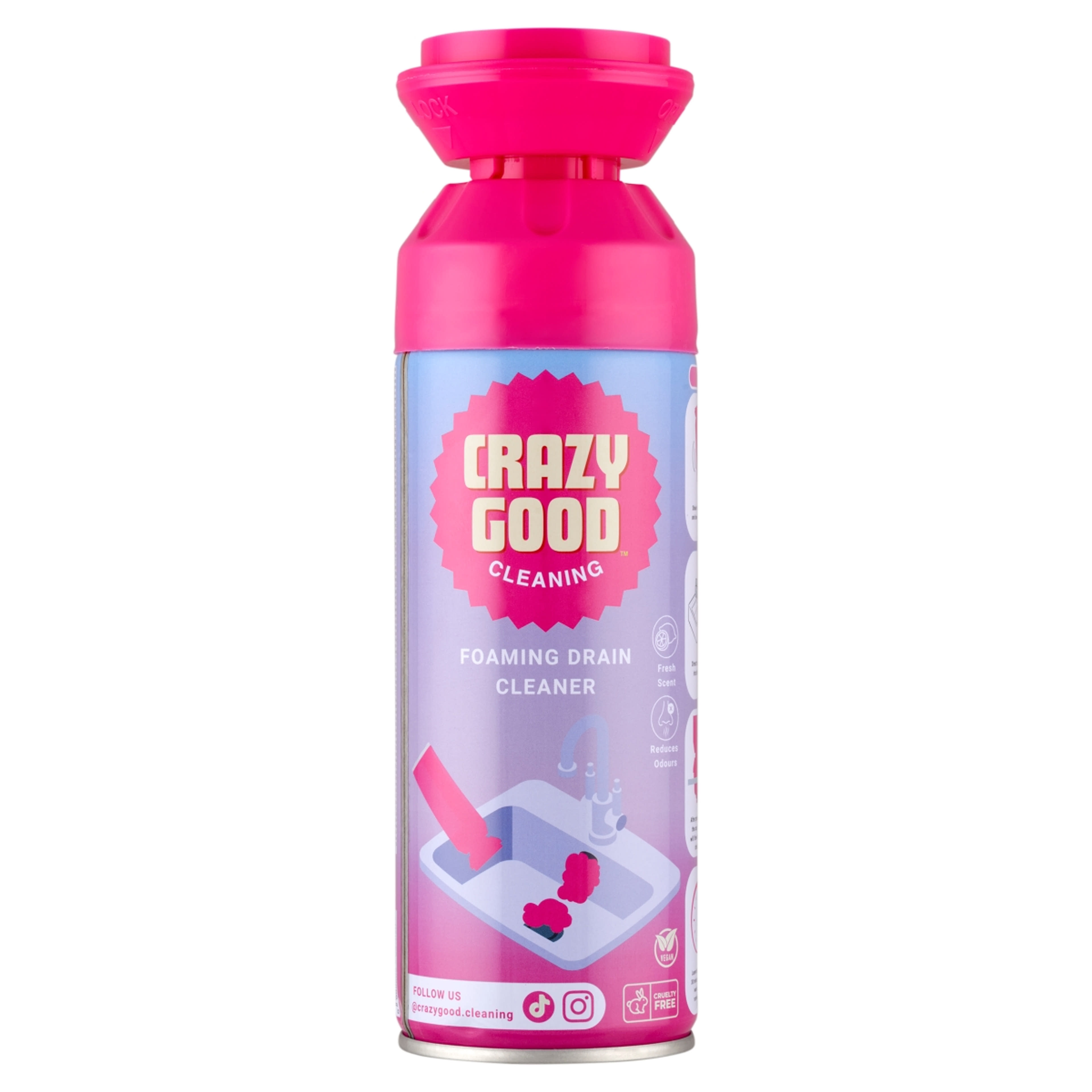 Crazy Good habzó lefolyótisztító - 450 ml