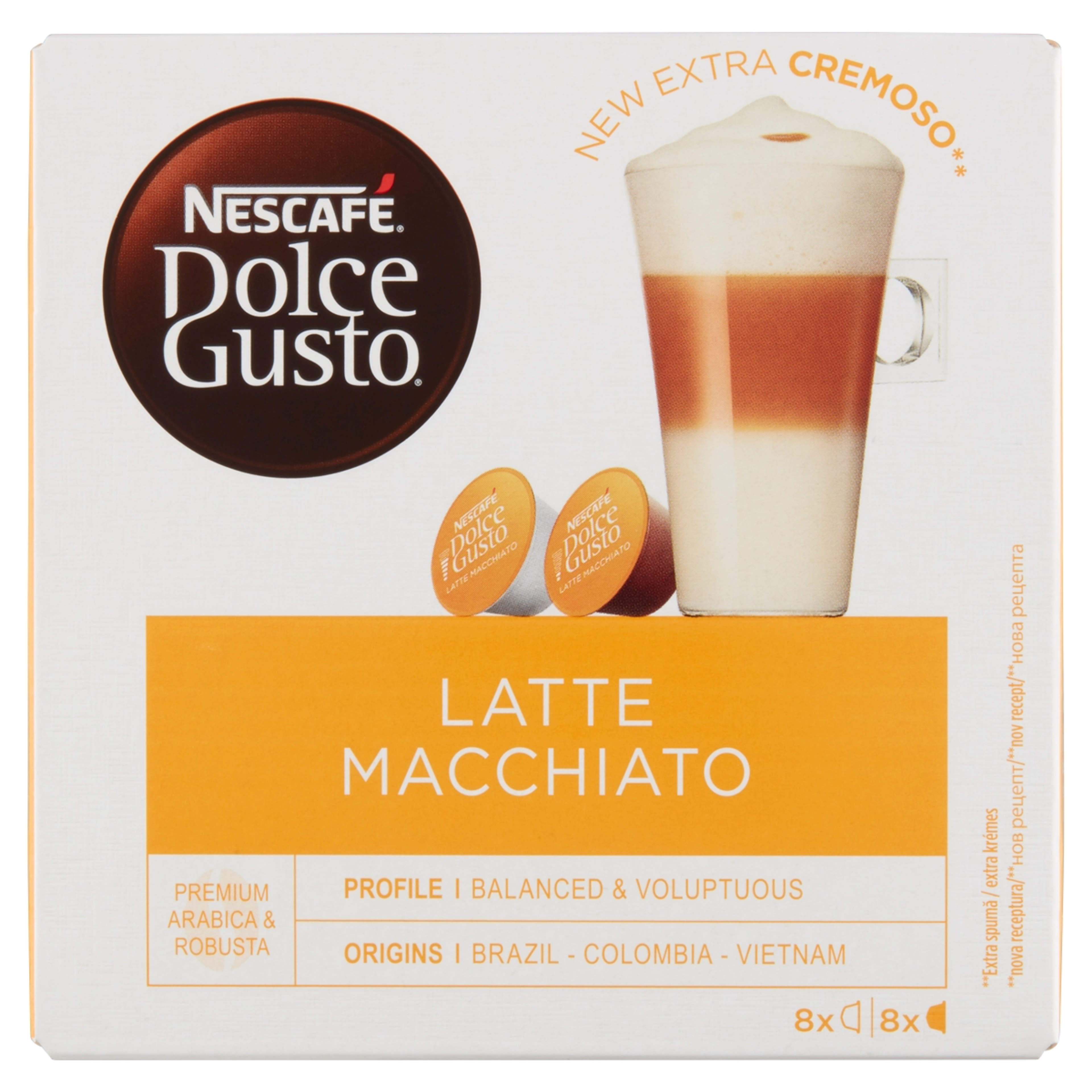 Nescafe Dolce Gusto latte macchiato 16 kapszula - 1 db
