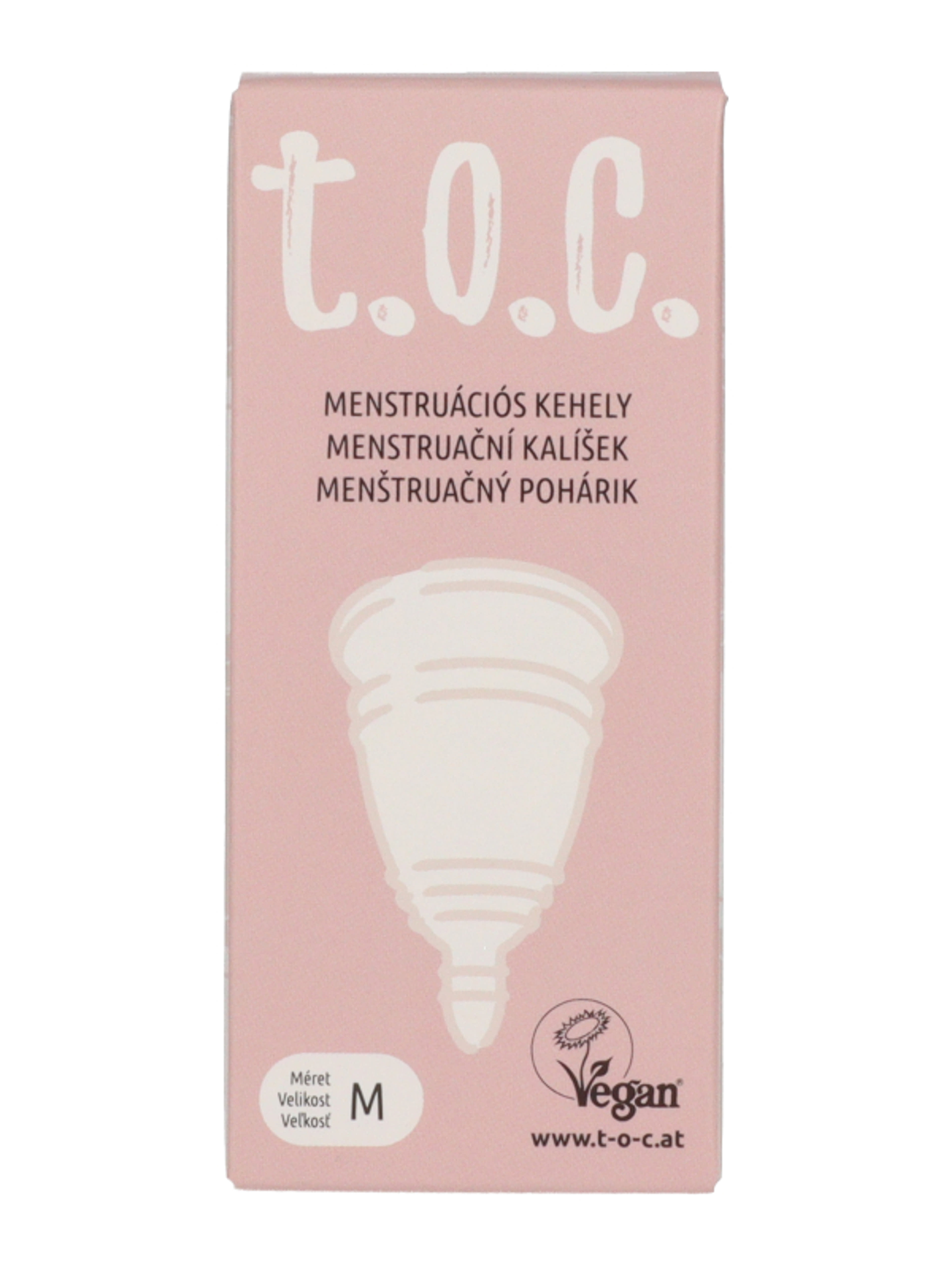 T.o.c menstruációs kehely M-es méret - 1 db
