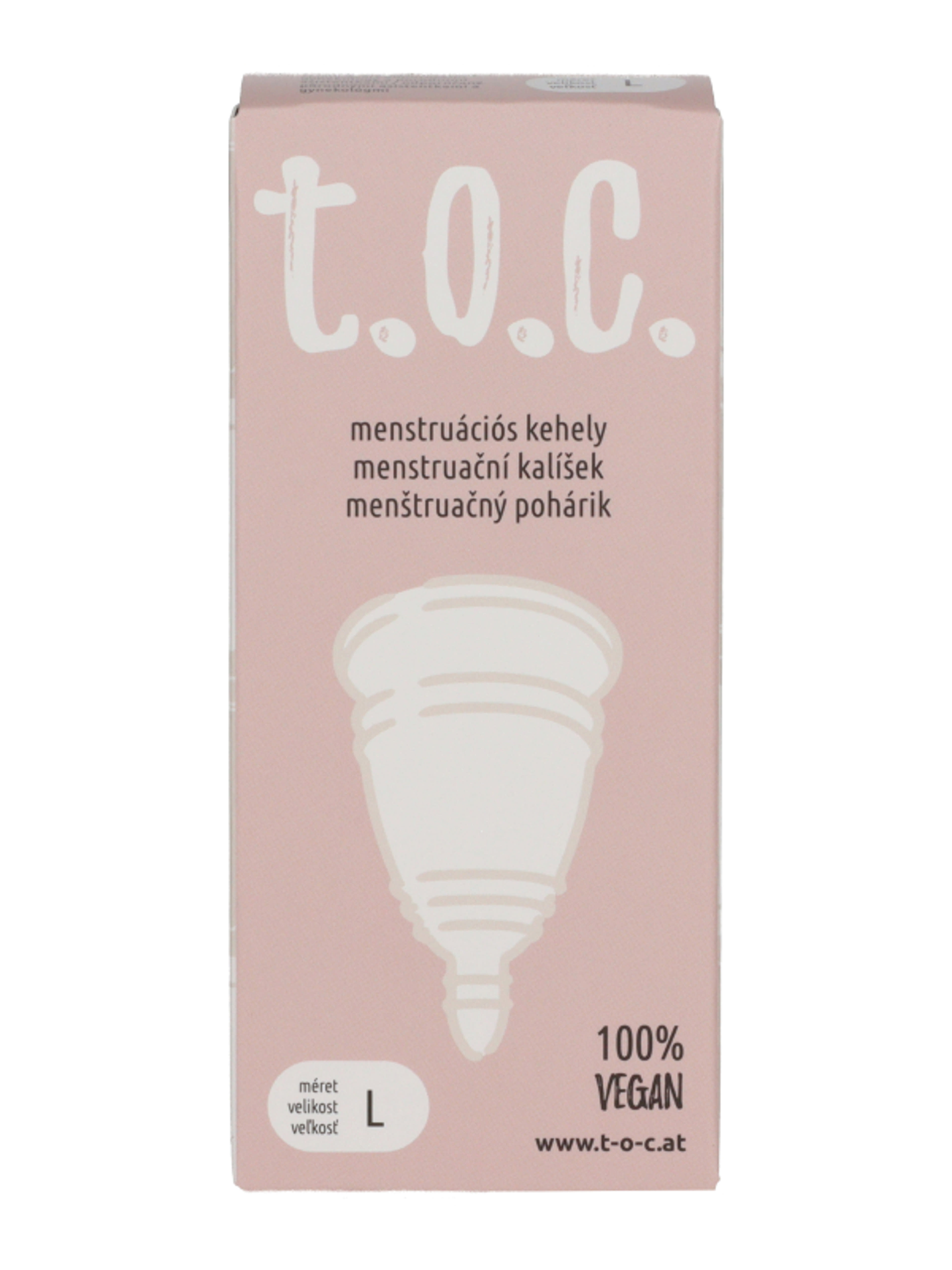 T.o.c menstruációs kehely L-es méret - 1 db