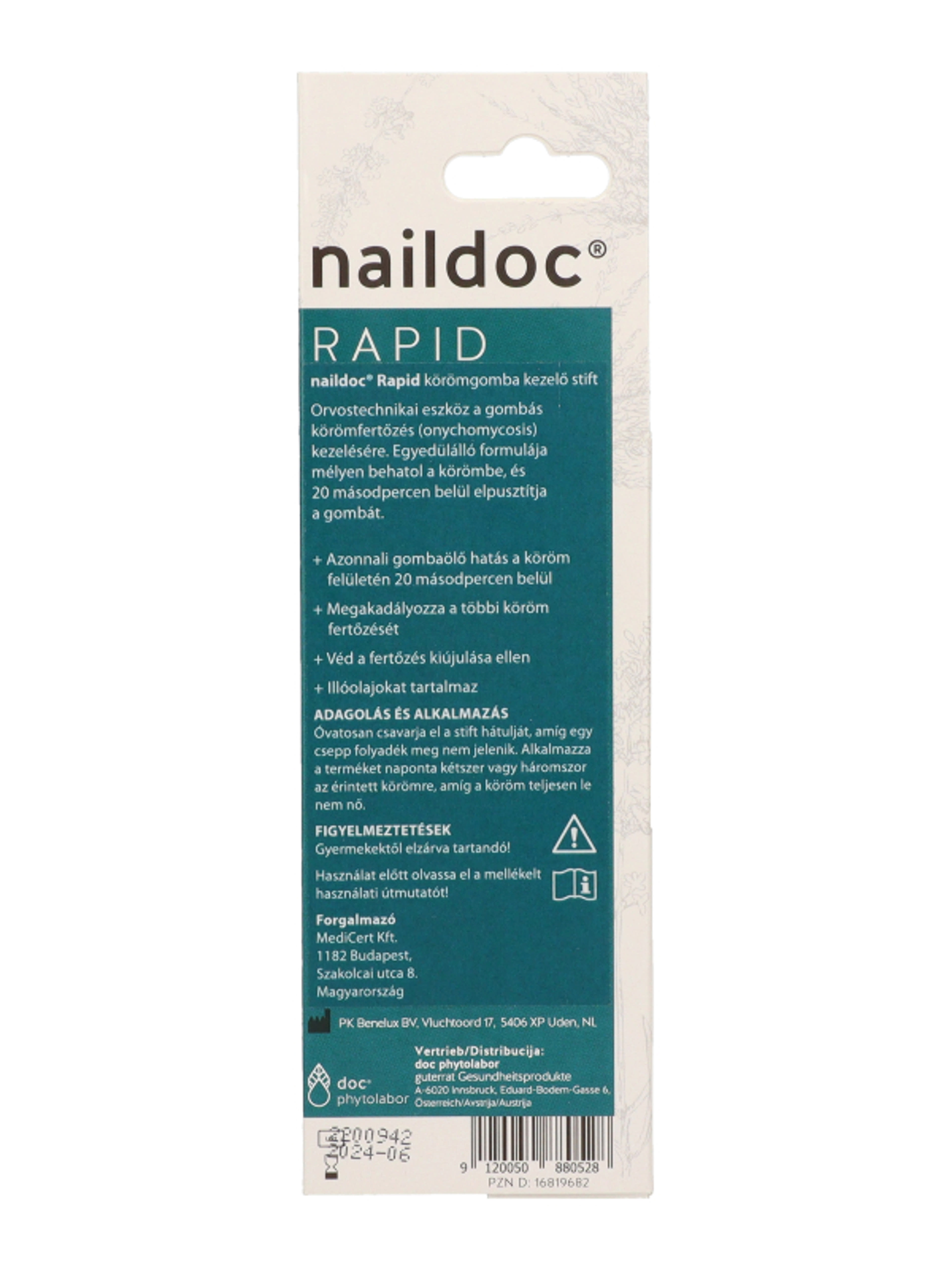 Naildoc Rapid stift körömgomba kezelésére - 1 db-4