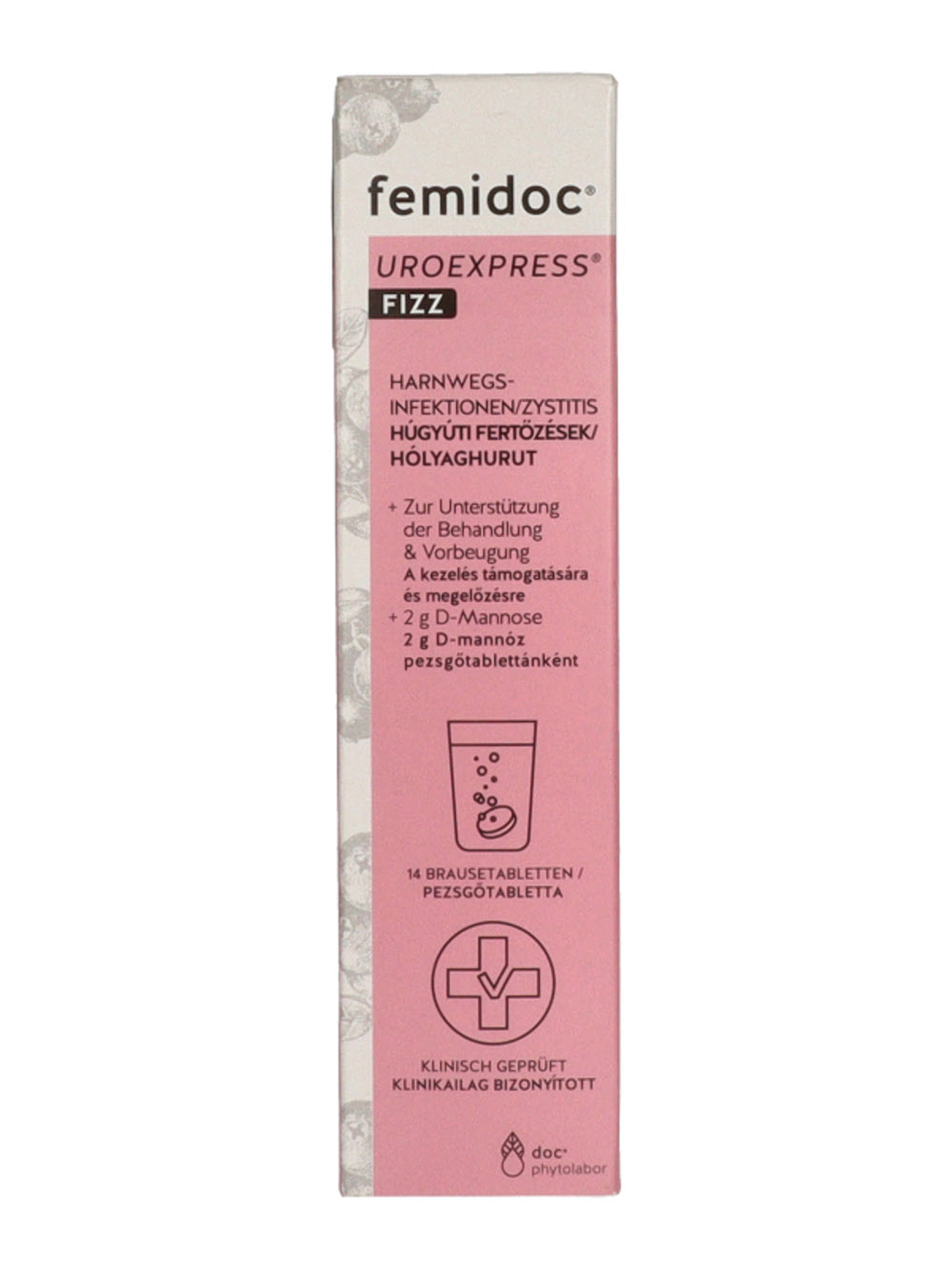 Femidoc Uroexpress Fizz pezsgőtabletta - 14 db