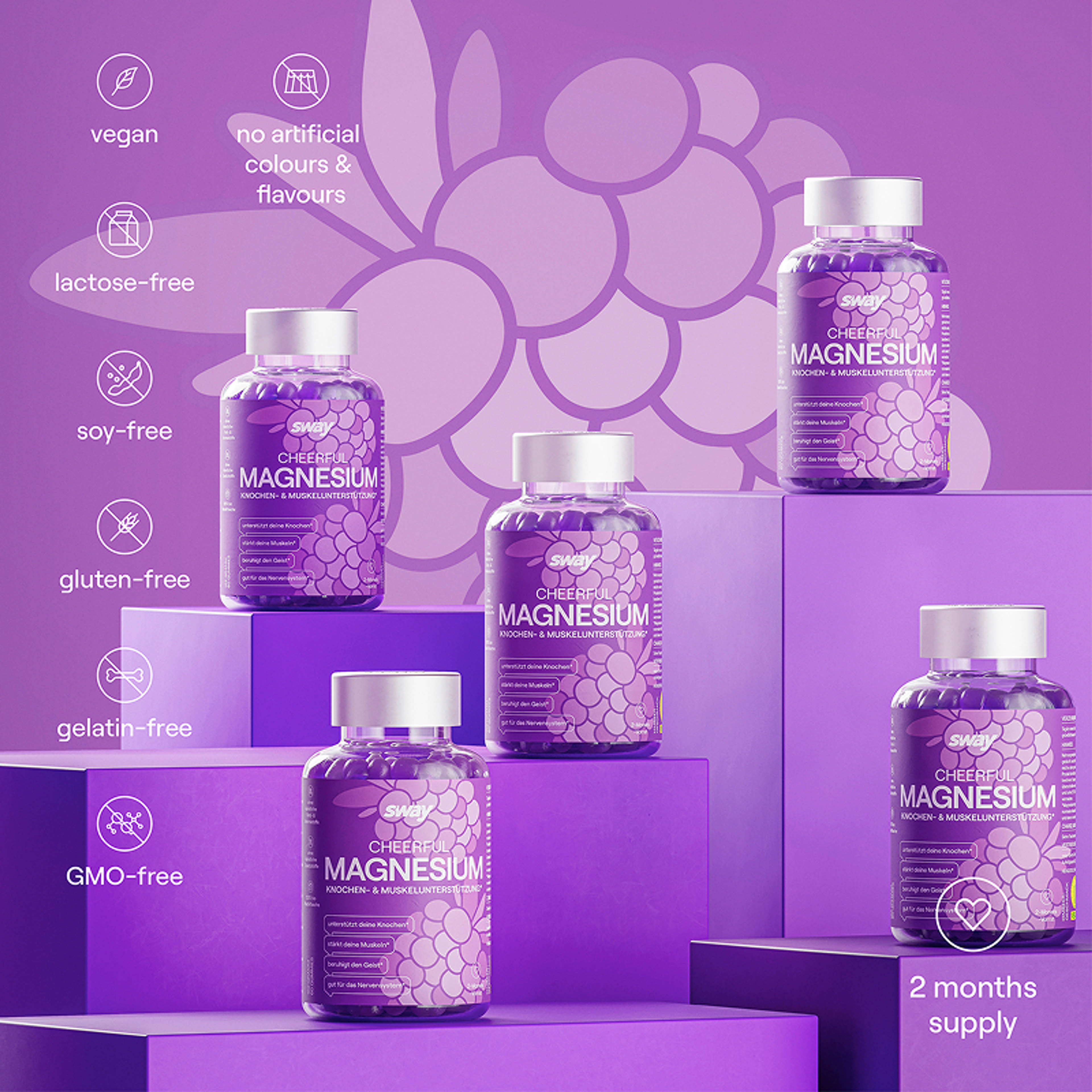 Sway Cheerful Magnesium gumivitamin - 60 db-6