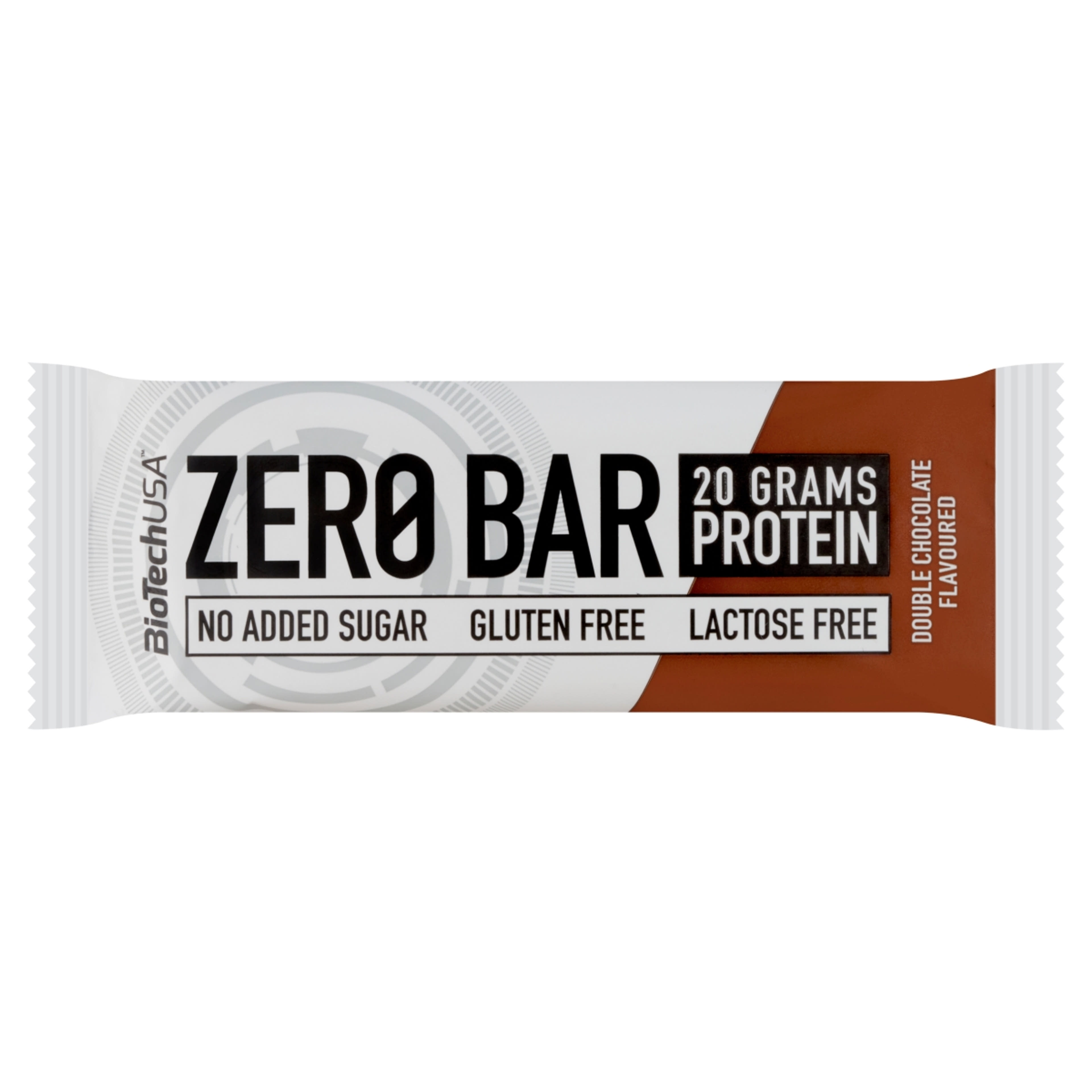 BiotechUSA Zero Bar dupla csokoládé - 50 g