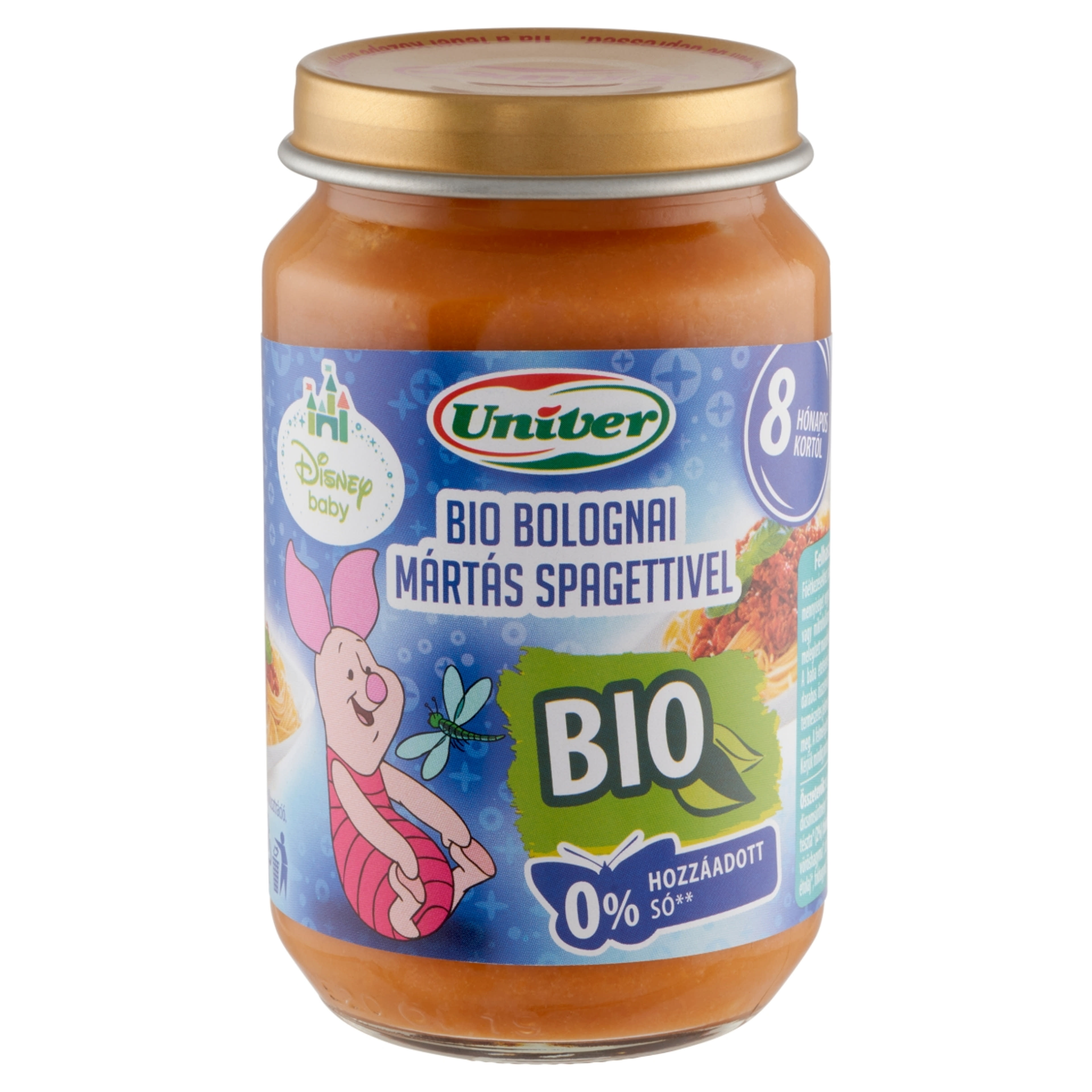 Univer Bébiétel Bolognai Spagetti Ízesítéssel 8 Hónapos Kortól - 163 g-2